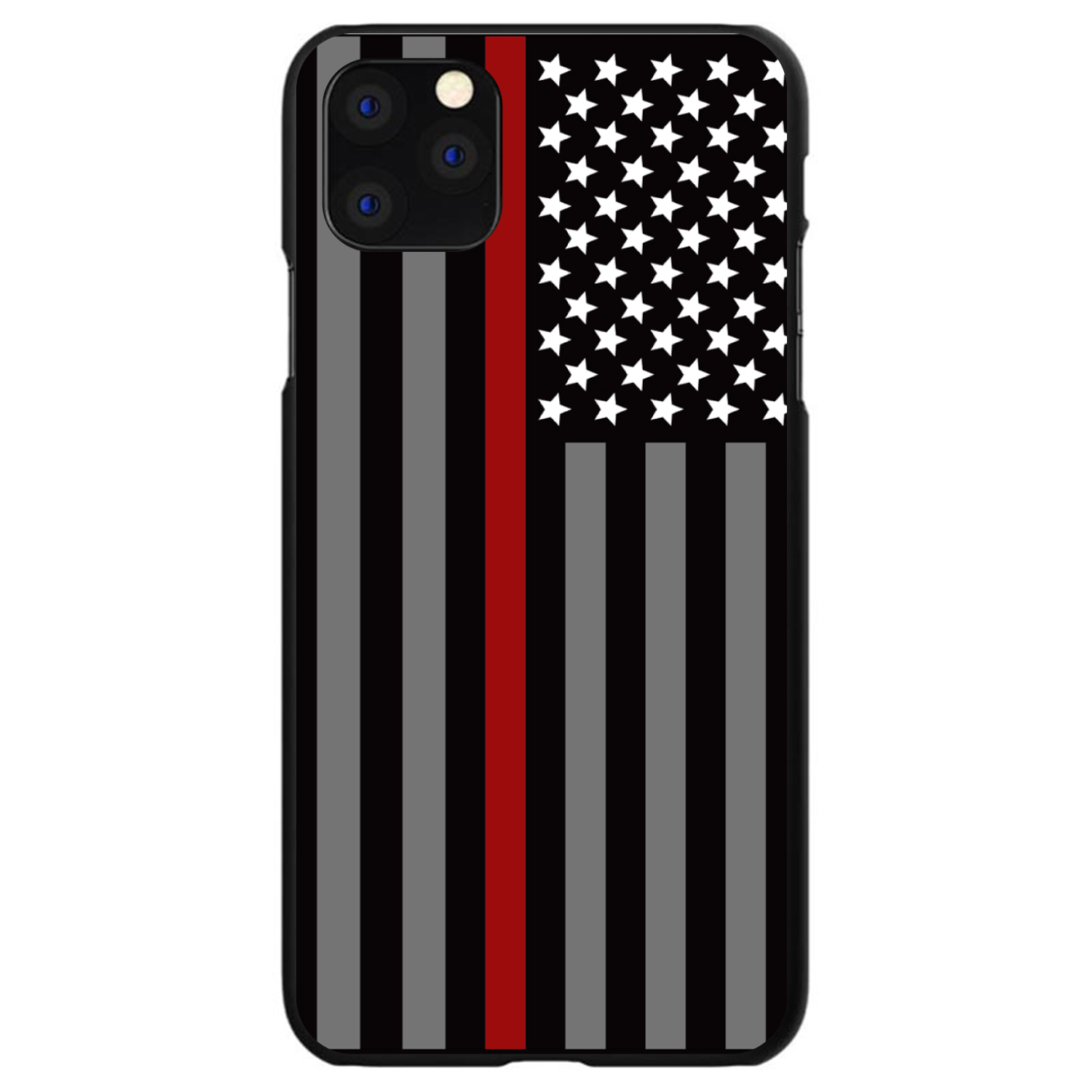 Funda rígida para iPhone/Samsung Galaxy delgada línea roja bandera de EE. UU. rescate contra incendios - Imagen 11 de 38