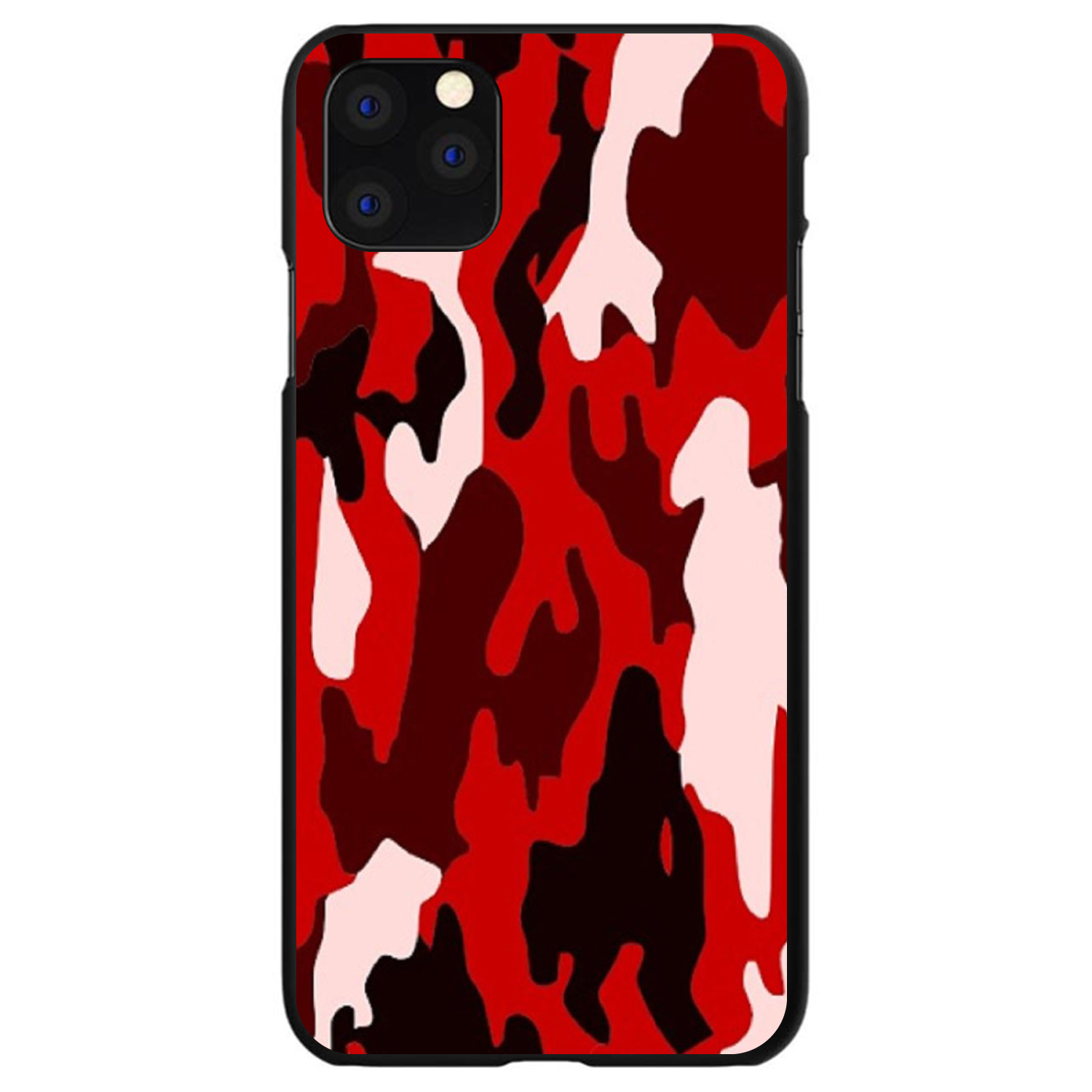 Hard Case Cover for iPhone / Samsung Galaxy Red Black Camouflage - Picture 12 of 39