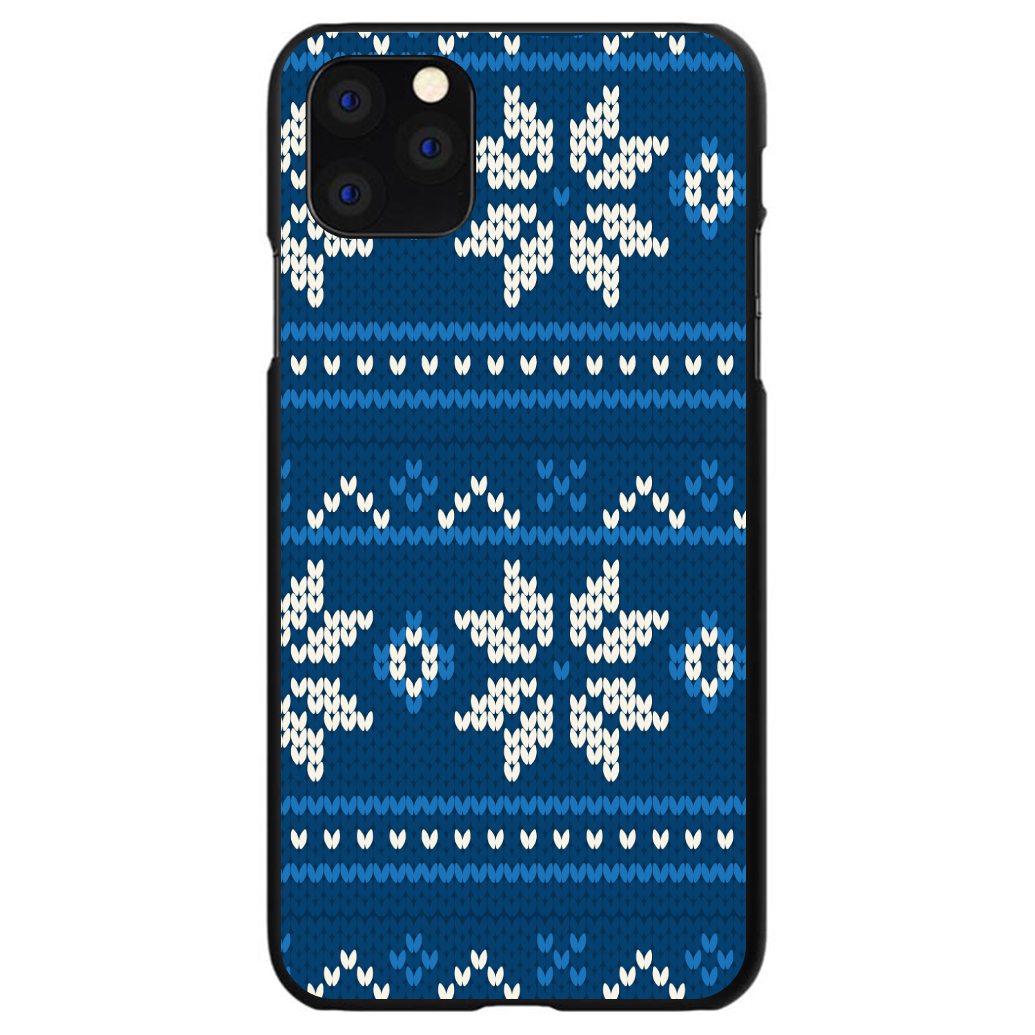 Hard Case Cover for iPhone / Samsung Galaxy Blue White Ugly Hannukah Sweater