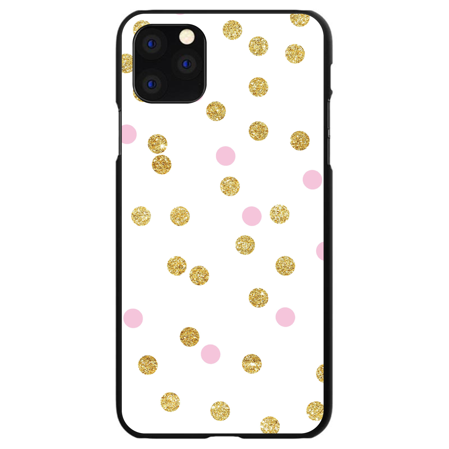 Funda rígida para iPhone/Samsung Galaxy estampada rosa y dorada - puntos dorados rosa - Imagen 11 de 38