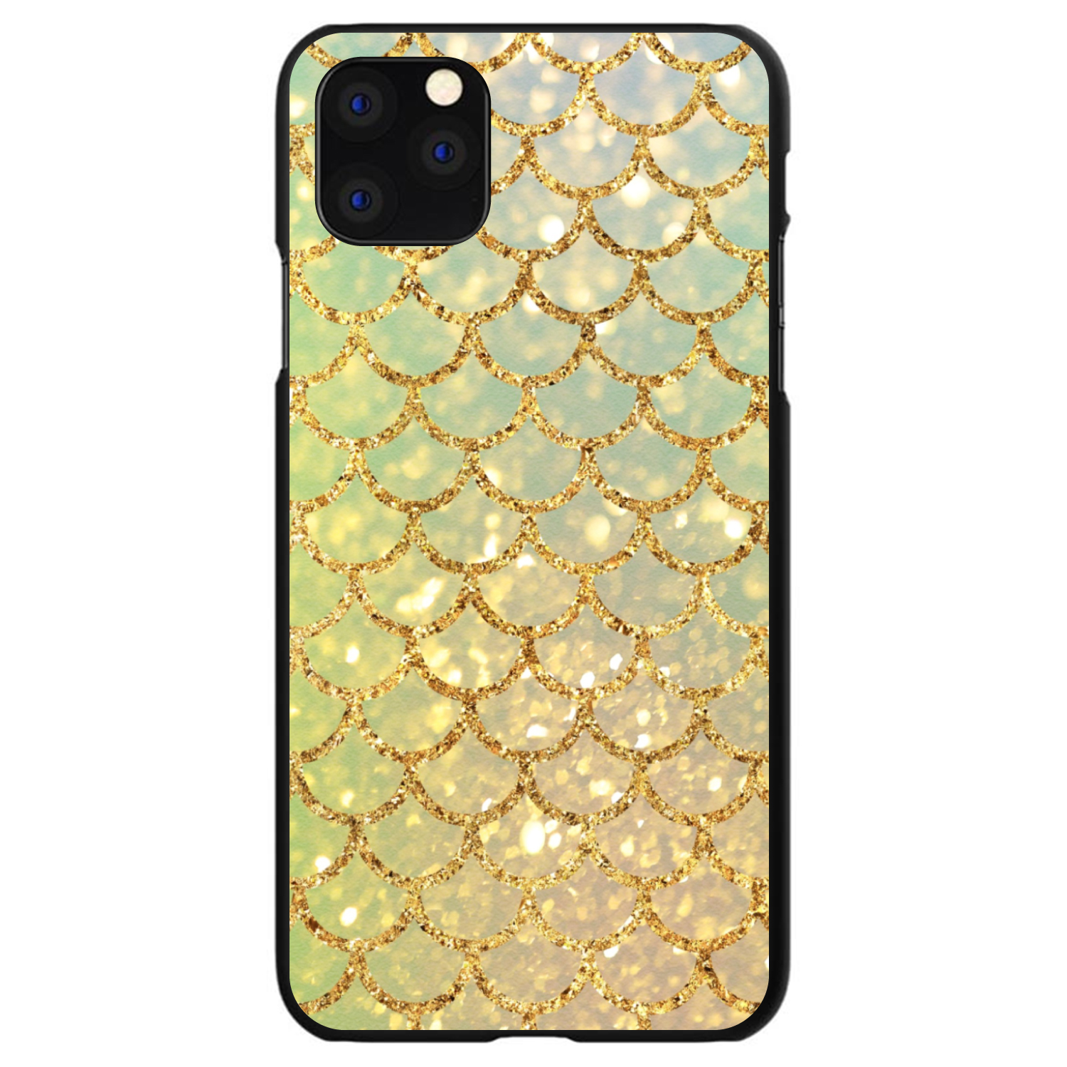 Funda rígida para iPhone/Samsung Galaxy dorado verde sirena escalas - Imagen 11 de 38