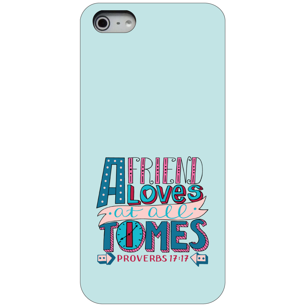 Hard Case Cover for iPhone / Samsung Galaxy Proverbs 17:17 Clock Friend Loves - Picture 2 of 38