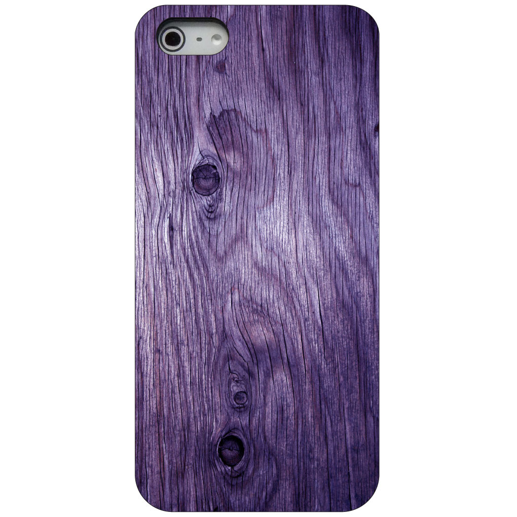 Hard Case Cover for iPhone / Samsung Galaxy Purple Weathered Wood Grain - Picture 2 of 39