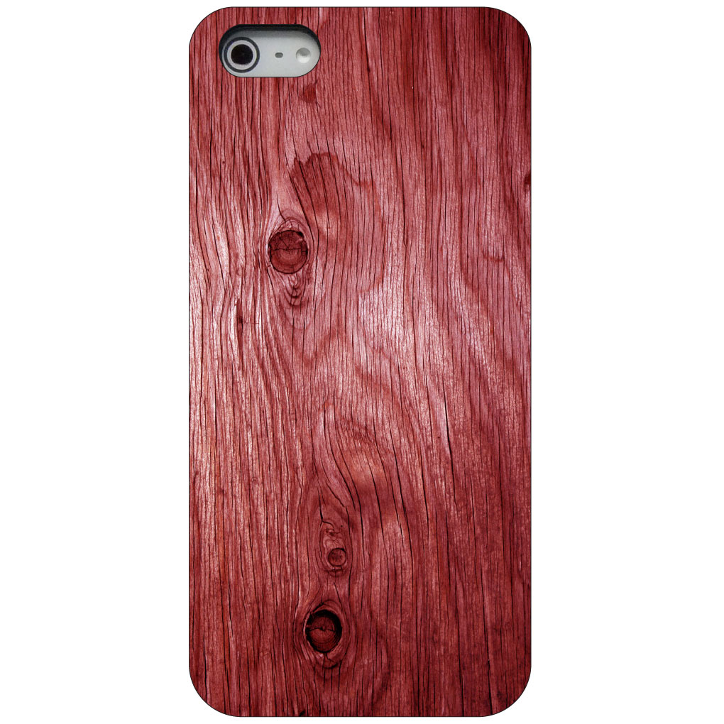 Hard Case Cover for iPhone / Samsung Galaxy Dark Red Weathered Wood Grain - Picture 2 of 39