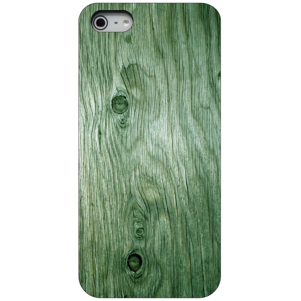 Hard Case Cover for iPhone / Samsung Galaxy Green Weathered Wood Grain - Picture 2 of 39