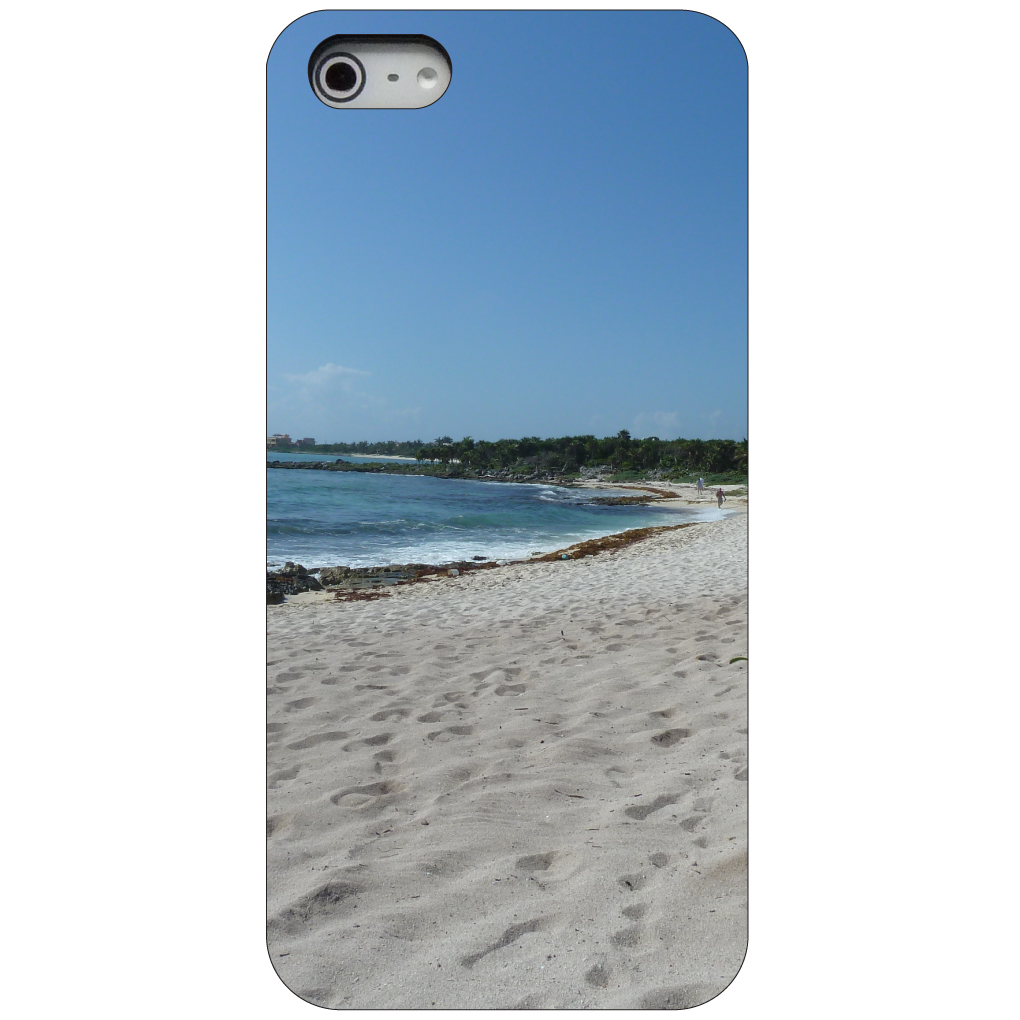 Funda rígida para iPhone/Samsung Galaxy escena de playa Akumal México - Imagen 2 de 38