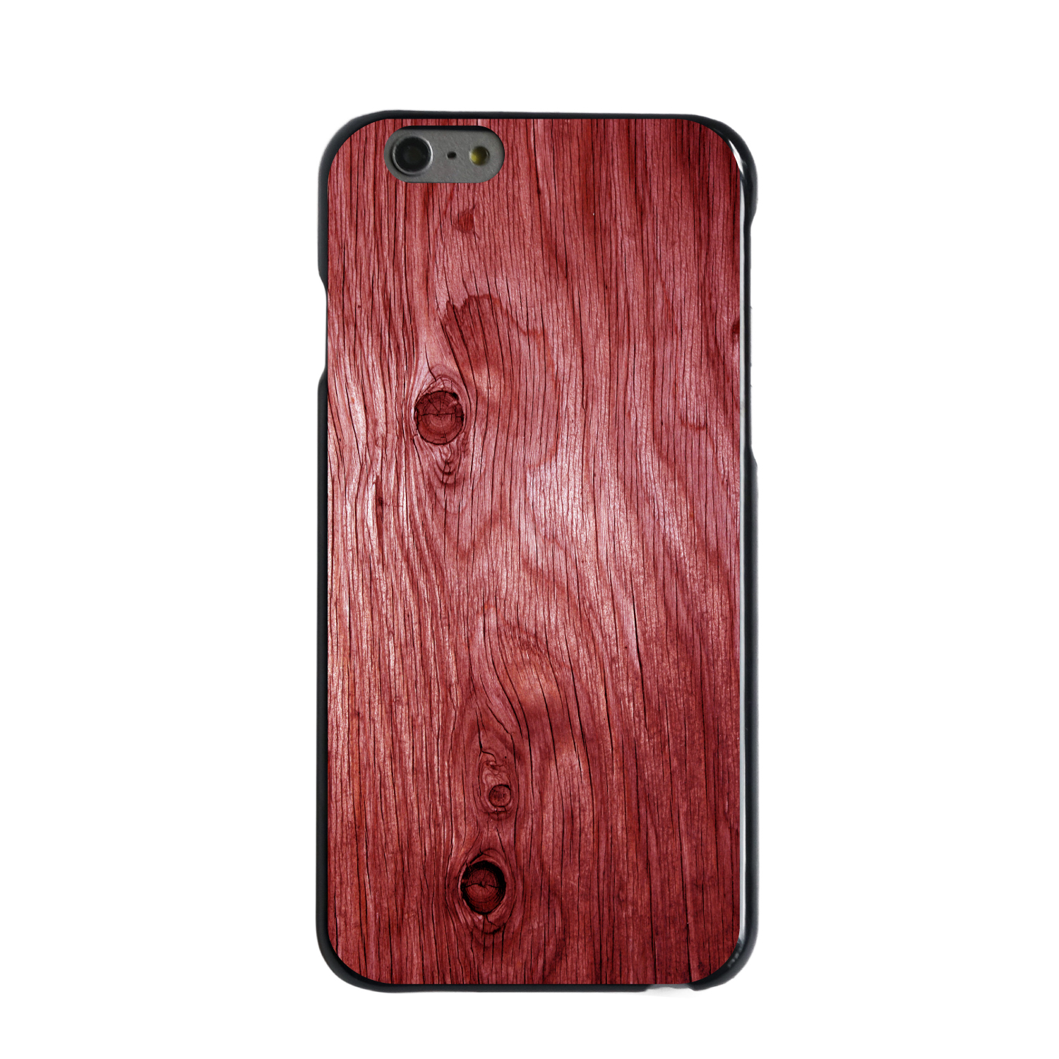 Hard Case Cover for iPhone / Samsung Galaxy Dark Red Weathered Wood Grain - Picture 3 of 39