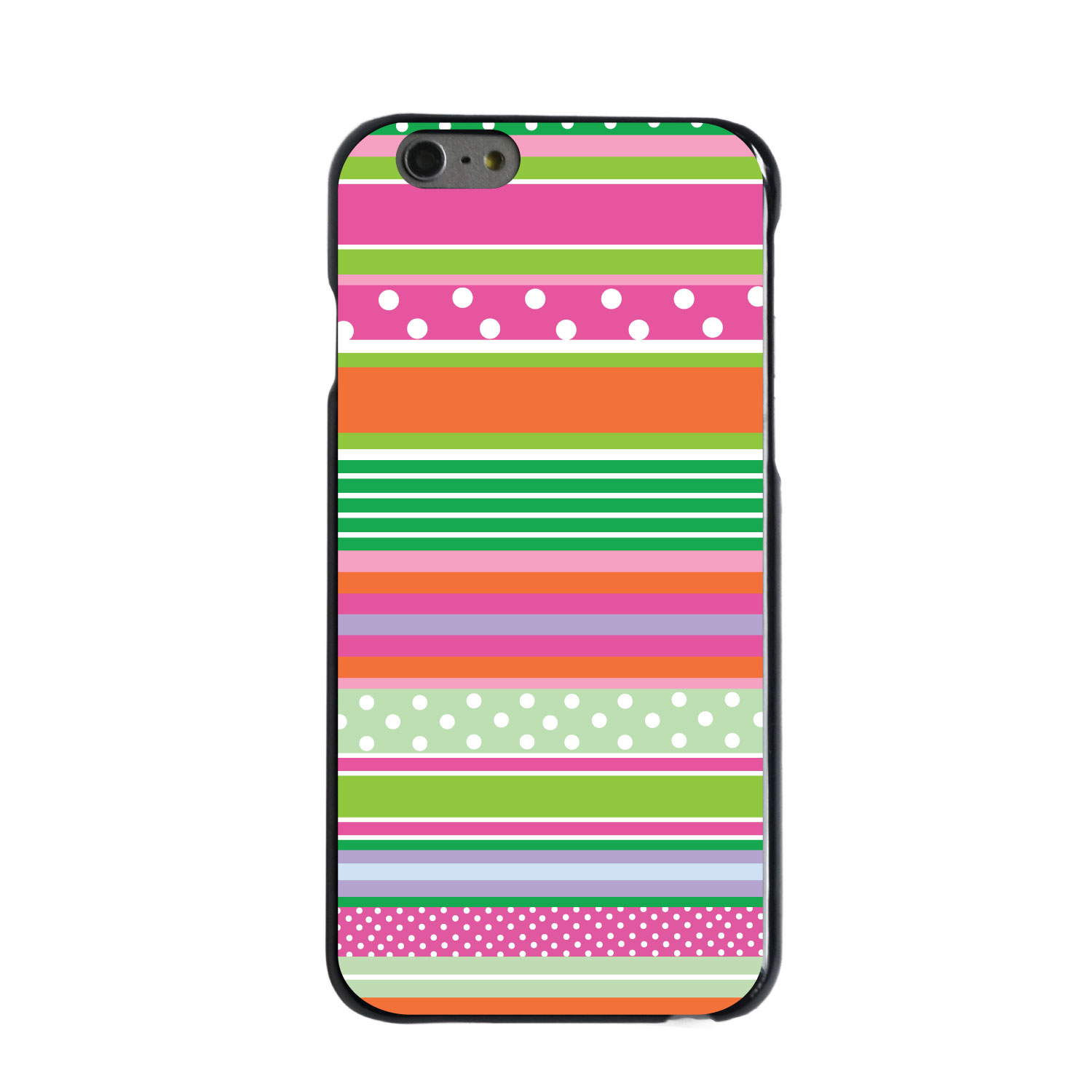Hard Case Cover for iPhone / Samsung Galaxy Green Pink White Stripe Polka Dot - Bild 3 von 38