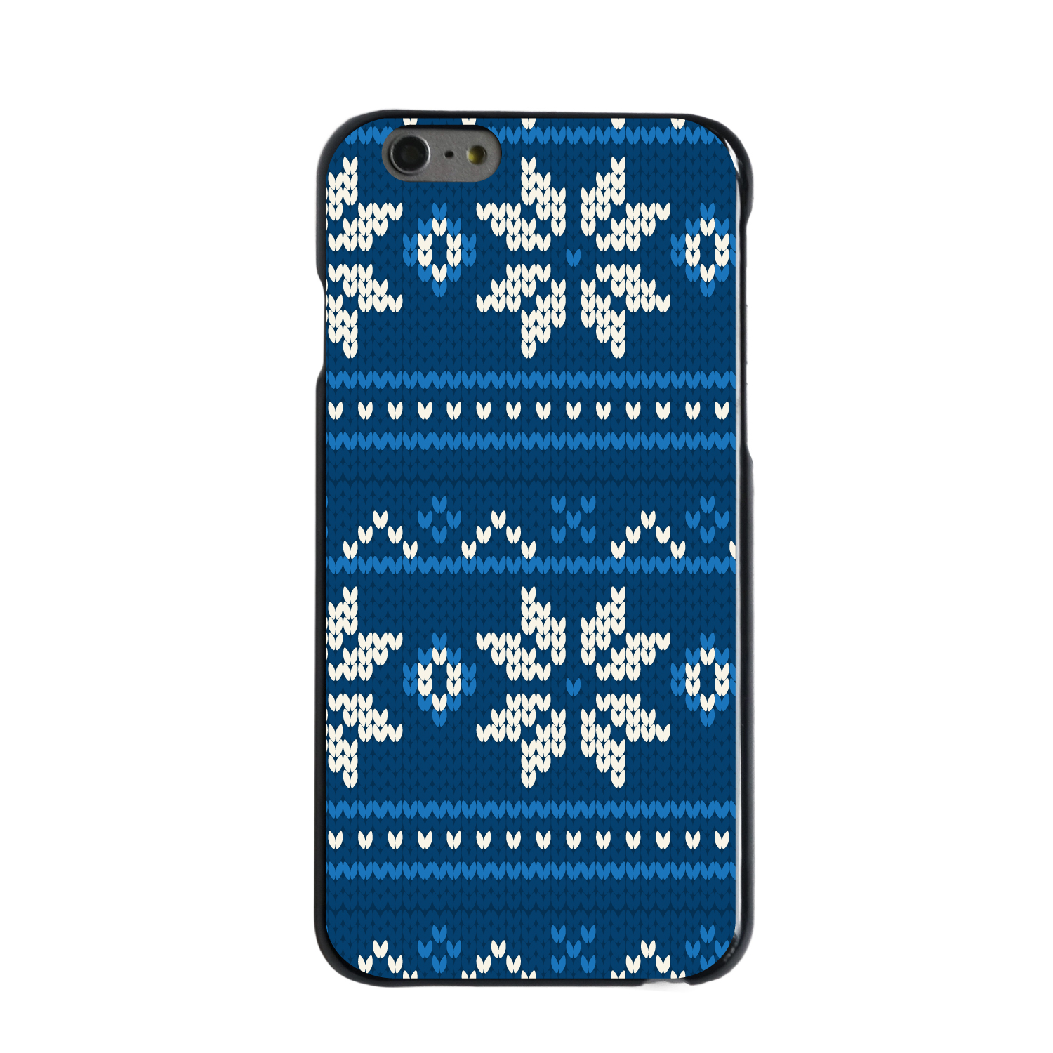 Hard Case Cover for iPhone / Samsung Galaxy Blue White Ugly Hannukah Sweater