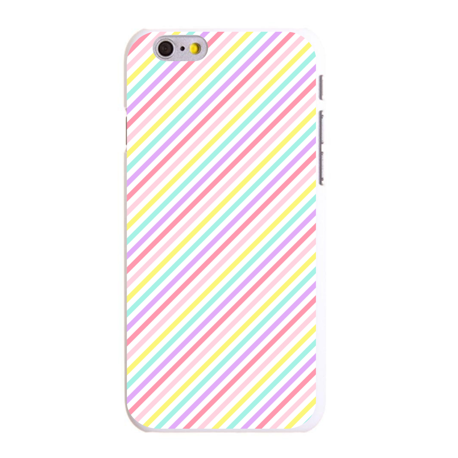 Hard Case Cover for iPhone / Samsung Galaxy Rainbow Diagonal Stripes Pattern - Picture 5 of 38
