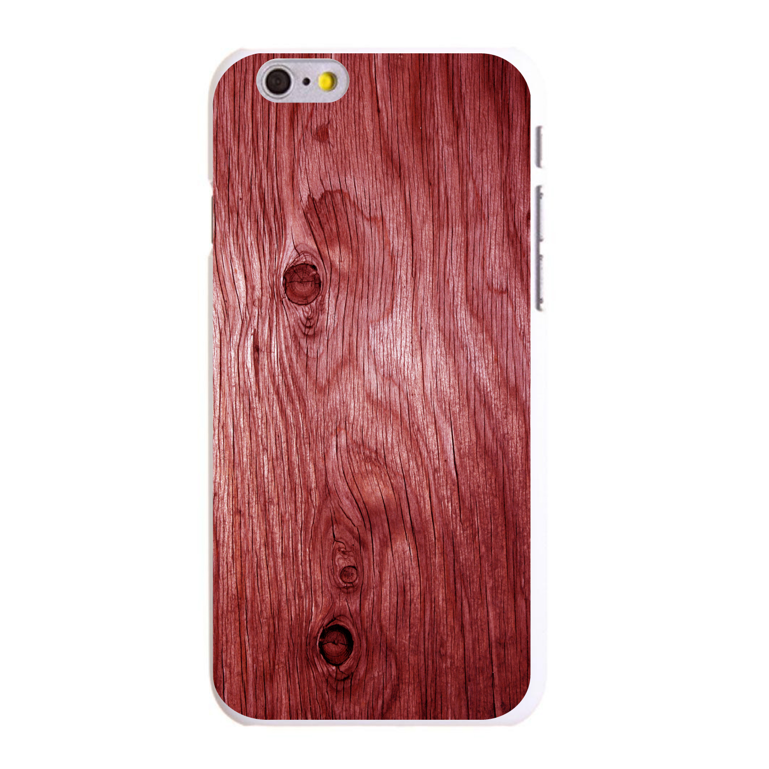 Hard Case Cover for iPhone / Samsung Galaxy Dark Red Weathered Wood Grain - Picture 5 of 39