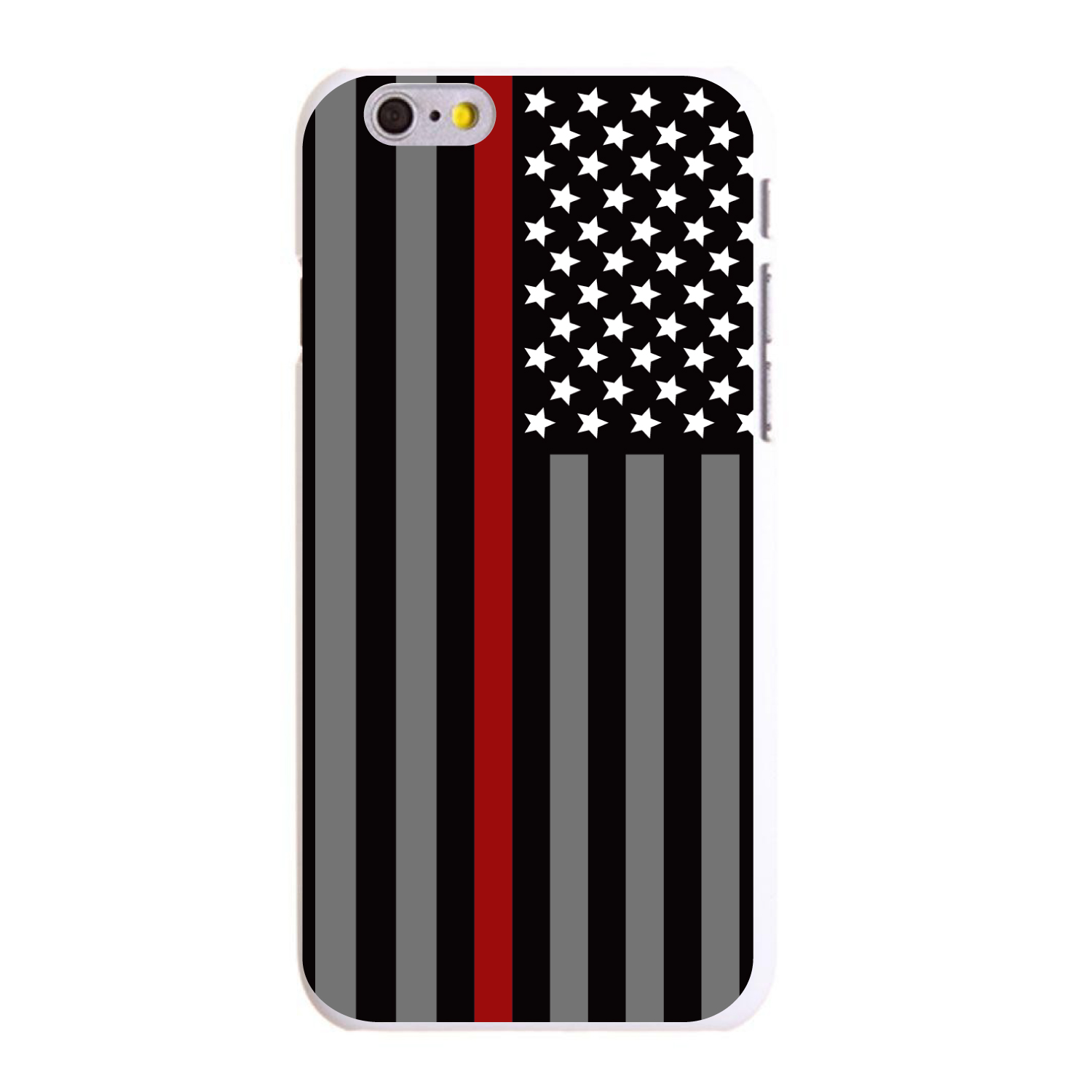 Funda rígida para iPhone/Samsung Galaxy delgada línea roja bandera de EE. UU. rescate contra incendios - Imagen 5 de 38