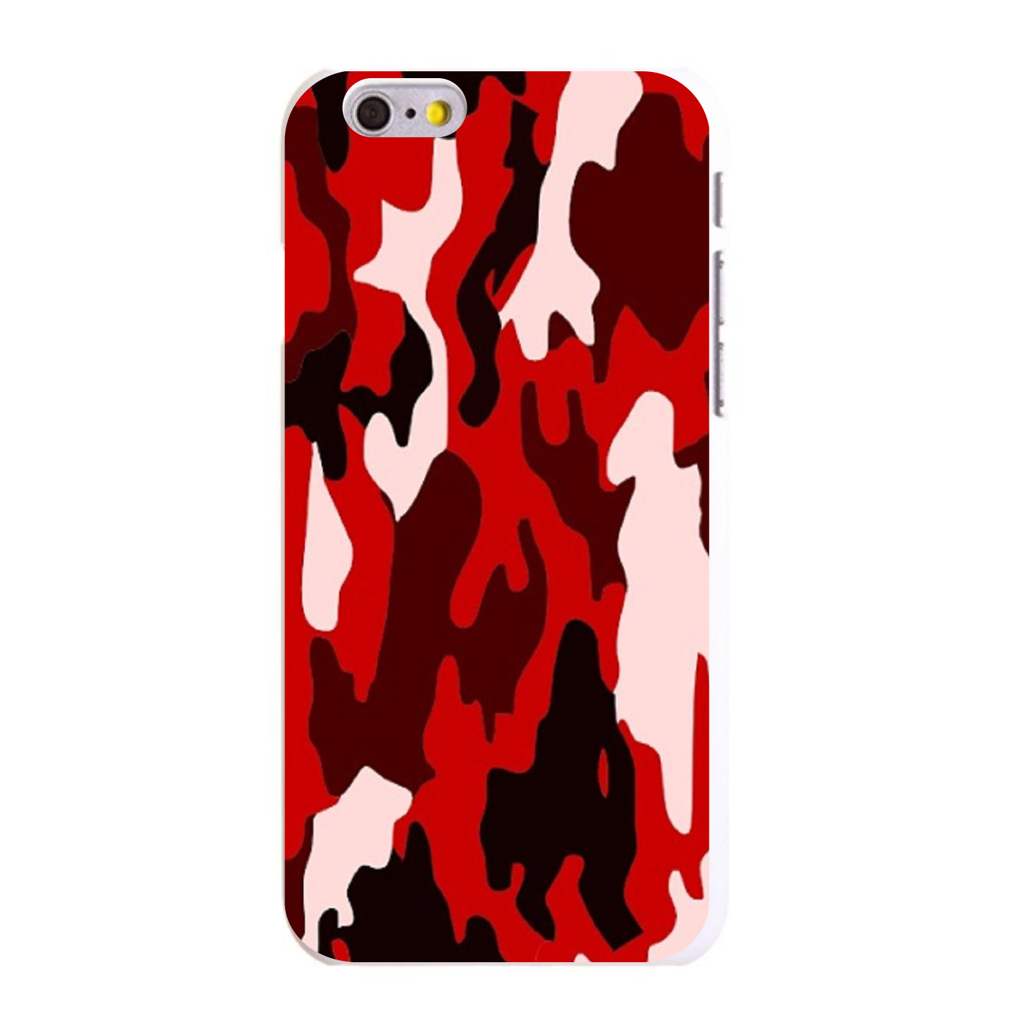 Hard Case Cover for iPhone / Samsung Galaxy Red Black Camouflage - Picture 5 of 39
