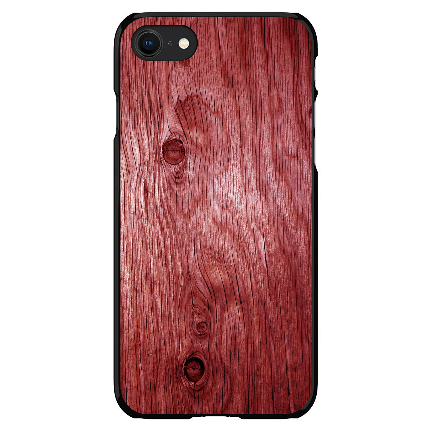 Hard Case Cover for iPhone / Samsung Galaxy Dark Red Weathered Wood Grain - Picture 6 of 39