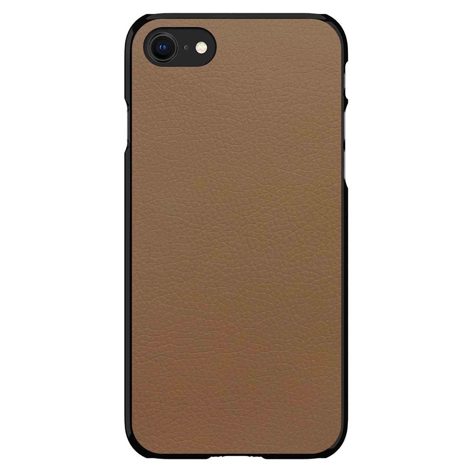 Hard Case Cover for iPhone / Samsung Galaxy Brown Leather Texture - Picture 7 of 38