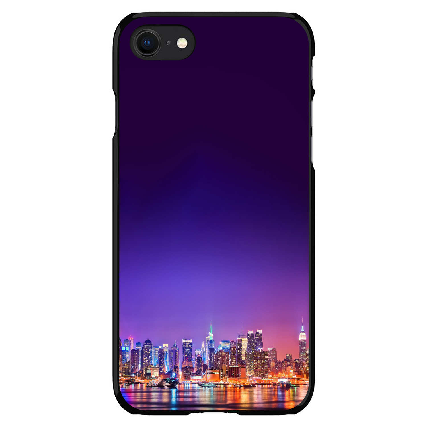 Funda rígida para iPhone/Samsung Galaxy New York Skyline Night - Imagen 7 de 38