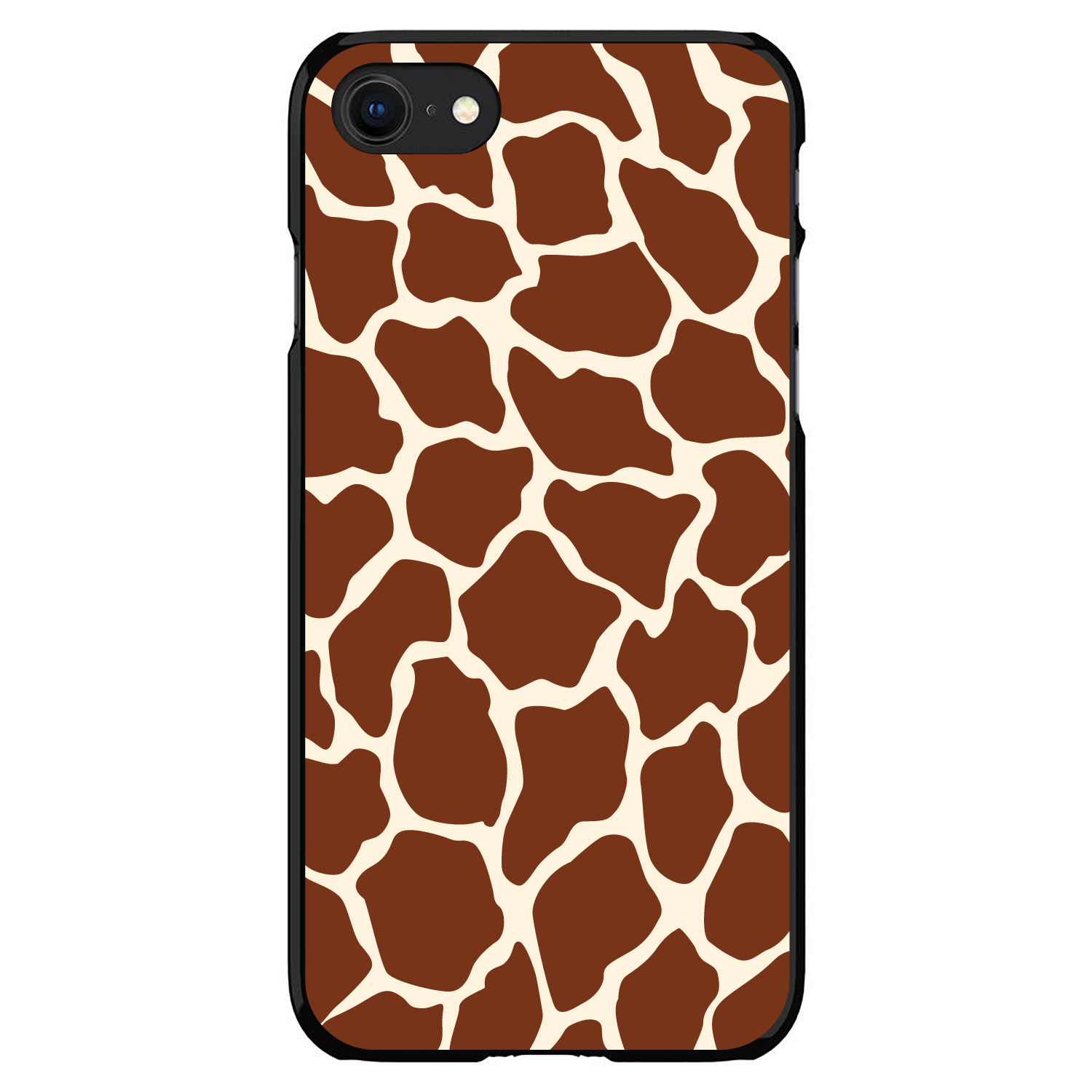 Hard Case Cover for iPhone / Samsung Galaxy Brown Tan Beige Giraffe Skin Spot - Picture 7 of 38