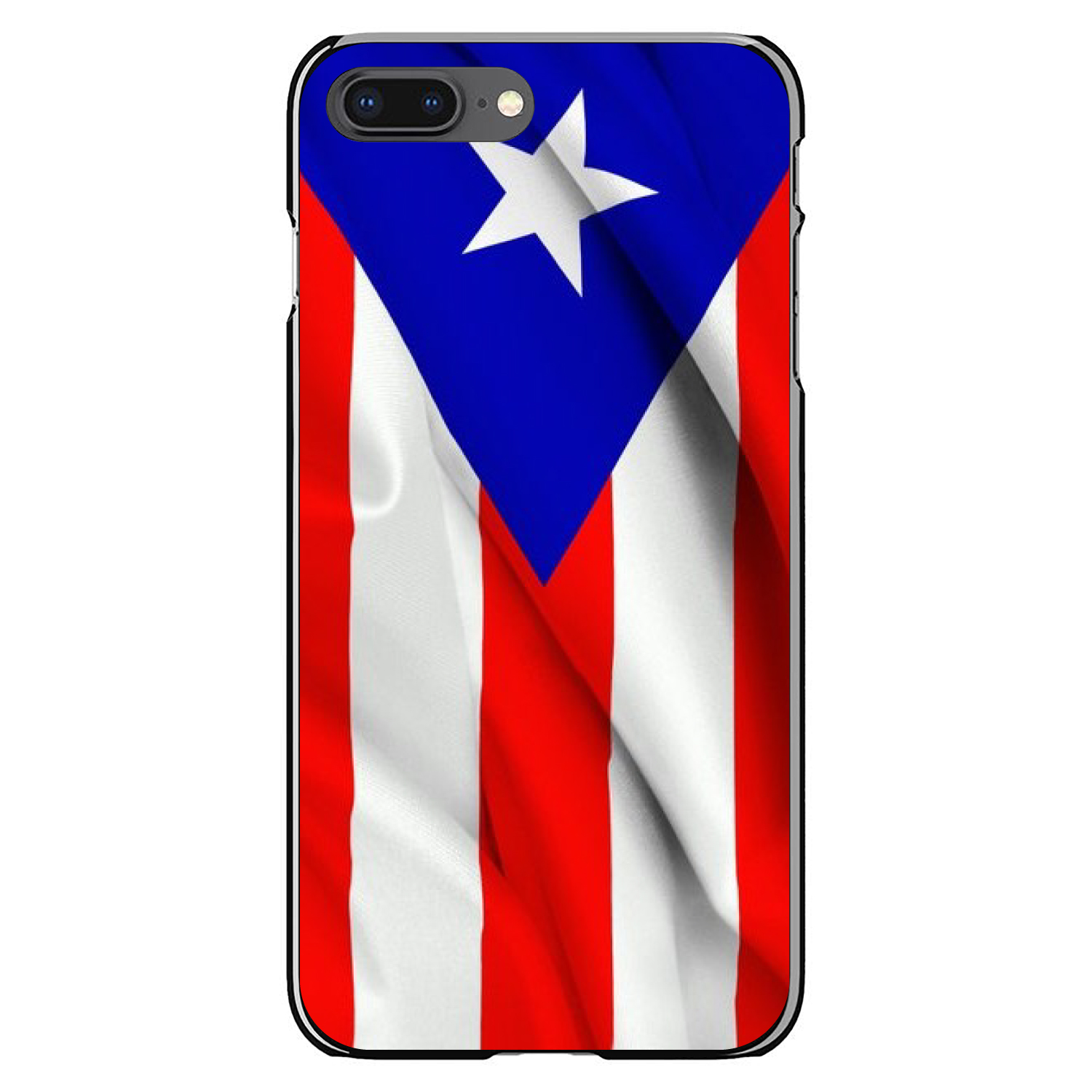 Funda Rígida para iPhone/Samsung Galaxy Rojo Blanco Azul Bandera de Puerto Rico - Imagen 7 de 39