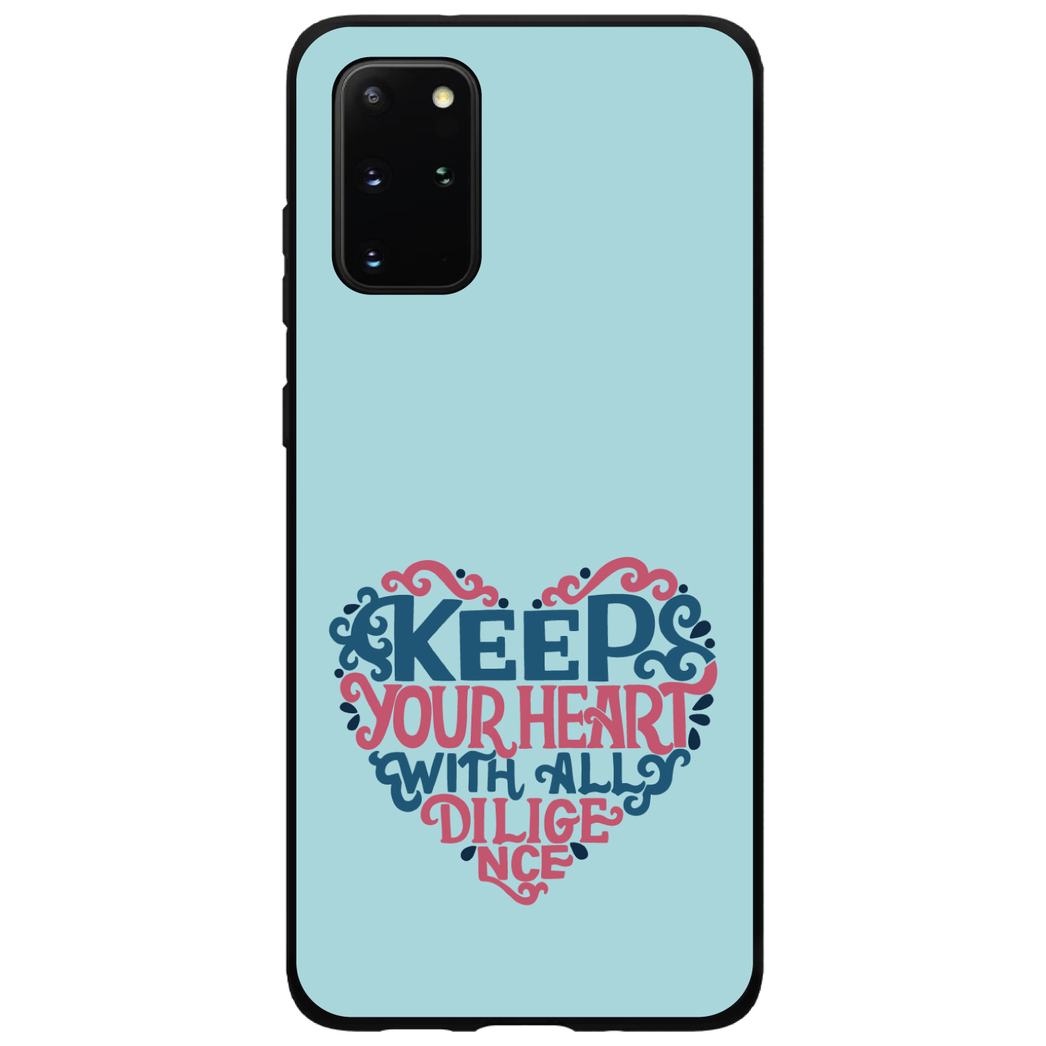 Hard Case Cover for Samsung Galaxy S Keep Your Heart With All Diligence - Picture 1 of 6