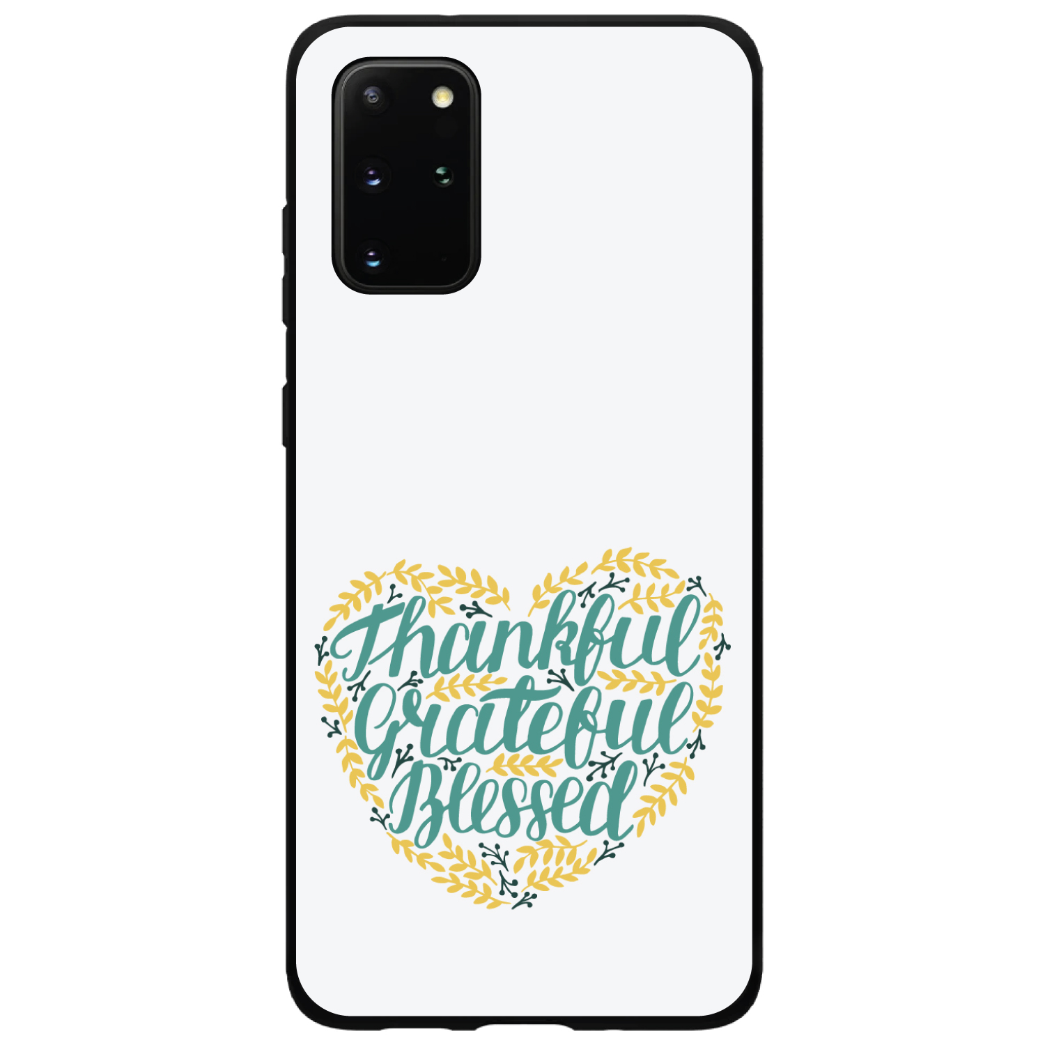 Funda Rígida para Samsung Galaxy S Gracias Bendito - Corazón Flores - Imagen 2 de 6