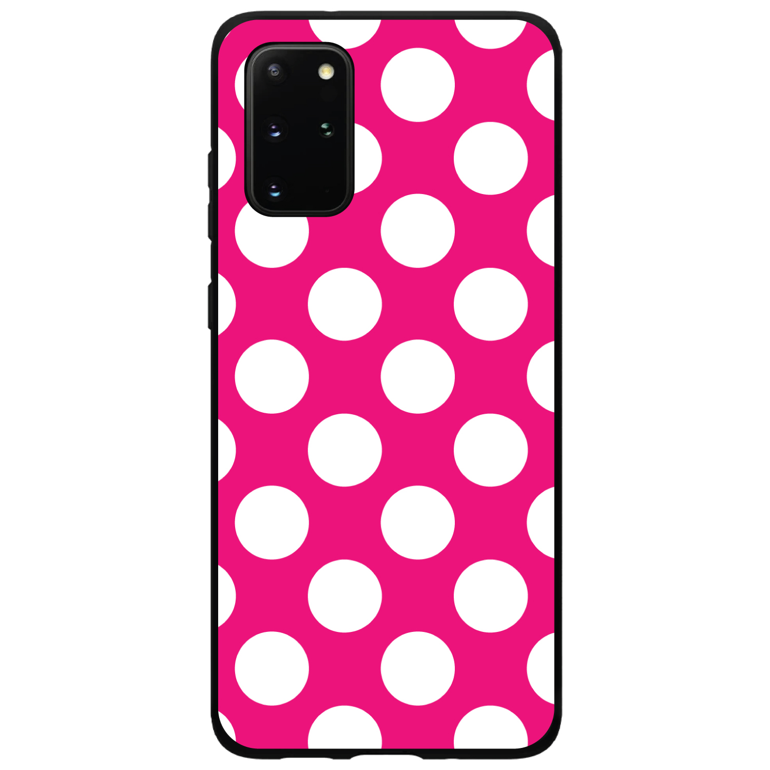 Hard Case Schutzhülle für Samsung Galaxy S weiß & pink gepunktet - Bild 2 von 6