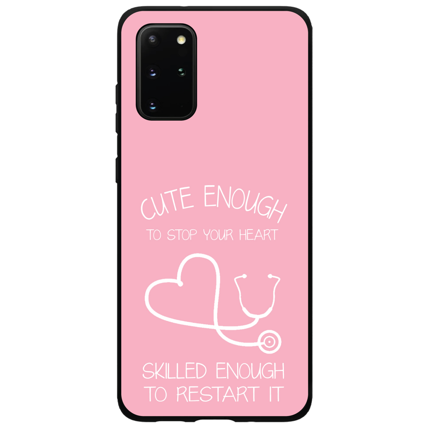 Hard Case Hülle für Samsung Galaxy S Pink Krankenschwester Stethoskop Herz - Bild 2 von 6