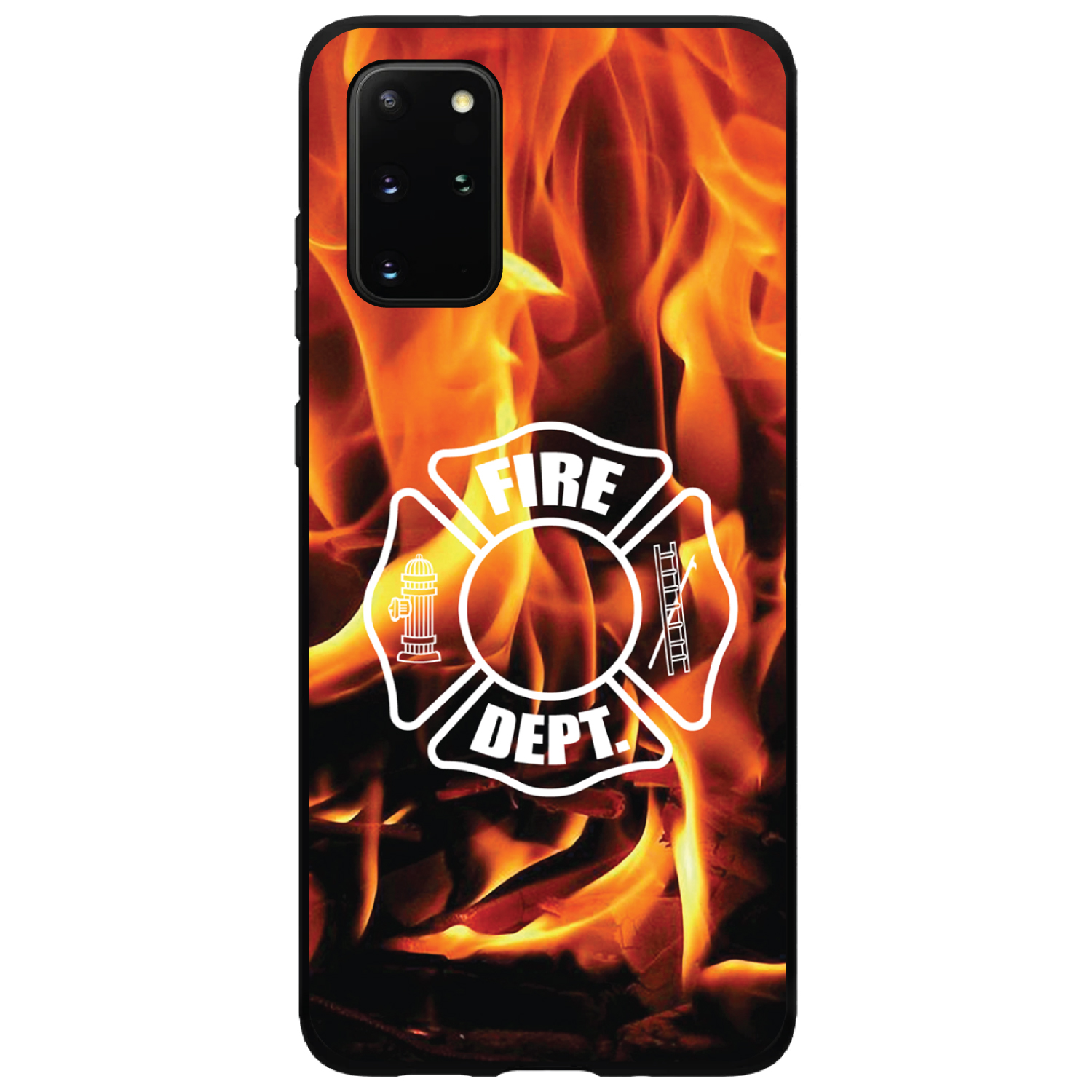 Hard Case Hülle für Samsung Galaxy S Flammen Feuerwehr - Bild 2 von 6