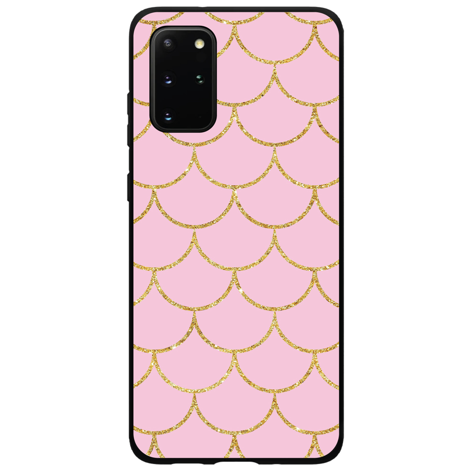 Hard Case Cover for Samsung Galaxy S Pink & Gold Print - Scalloped - Picture 2 of 6