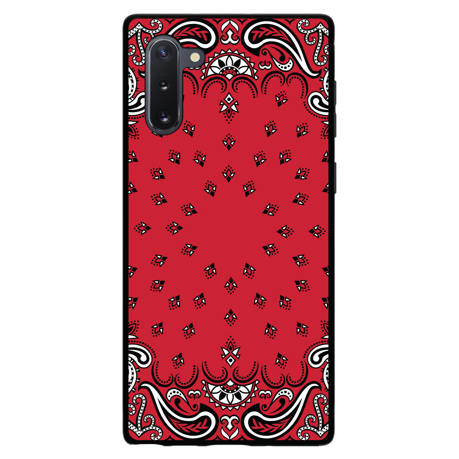 Hard Case Cover for Samsung Galaxy Note Bandana Print - Red, Black, White - Bild 4 von 7