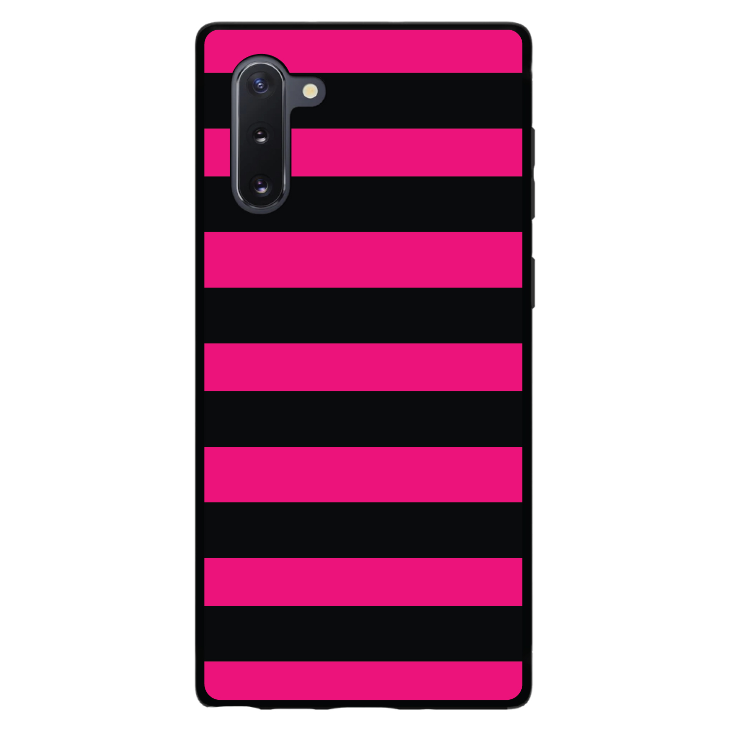 Hard Case Cover for Samsung Galaxy Note Black & Pink Bold Stripes - Picture 4 of 7