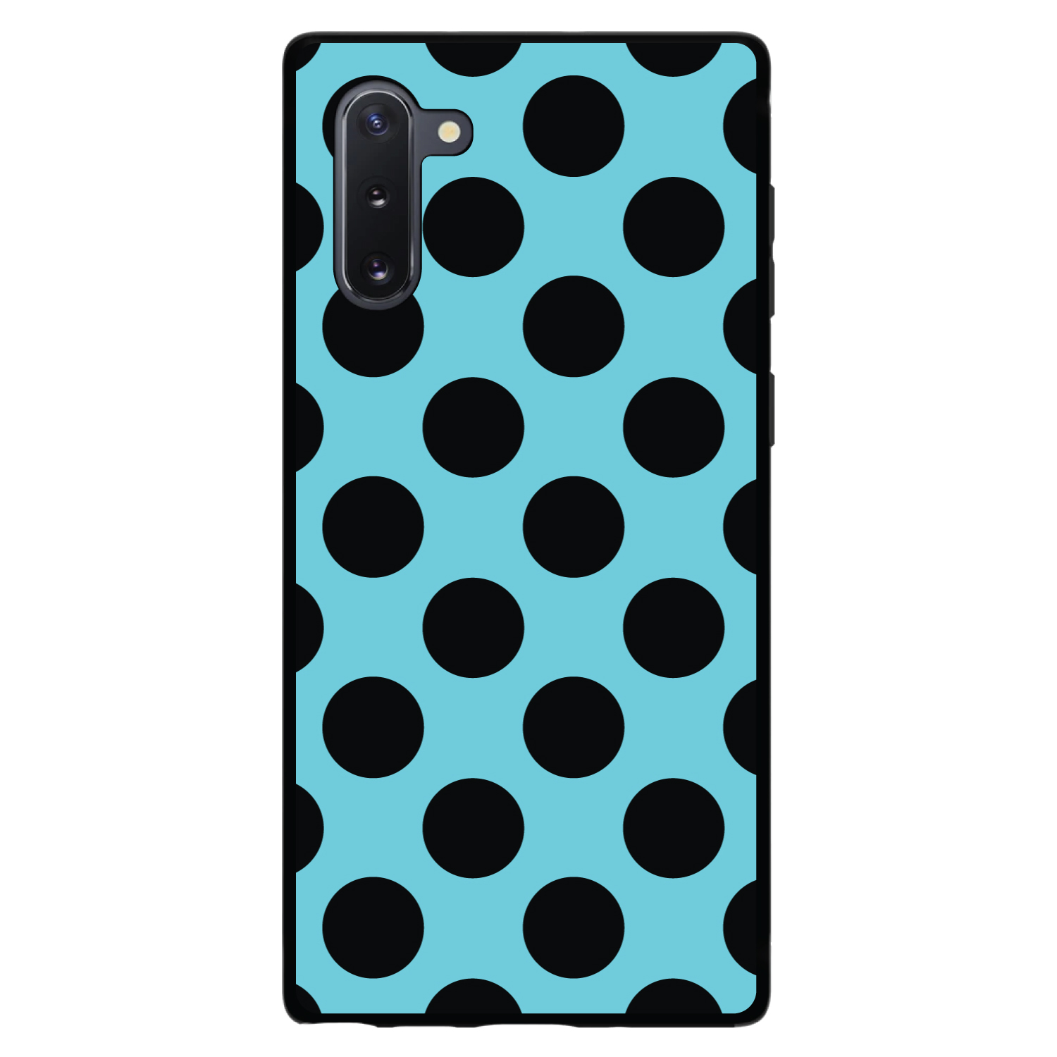 Funda rígida para lunares negros y azules para Samsung Galaxy Note - Imagen 4 de 7