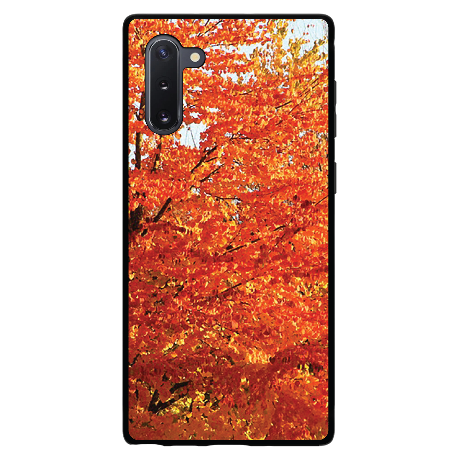 Hard Case Cover for Samsung Galaxy Note Orange Autumn Leaves - Picture 4 of 7