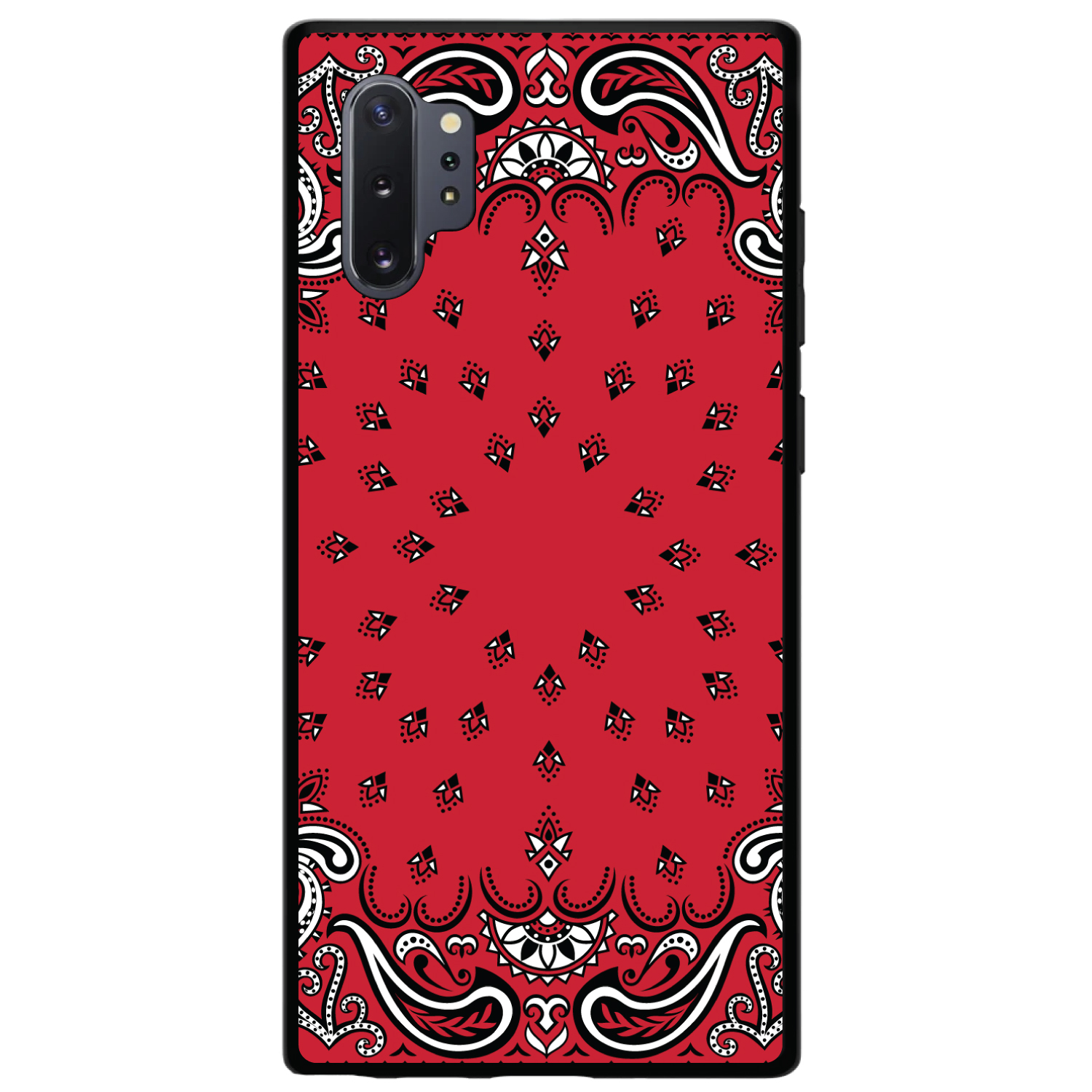 Hard Case Cover for Samsung Galaxy Note Bandana Print - Red, Black, White - Bild 5 von 7