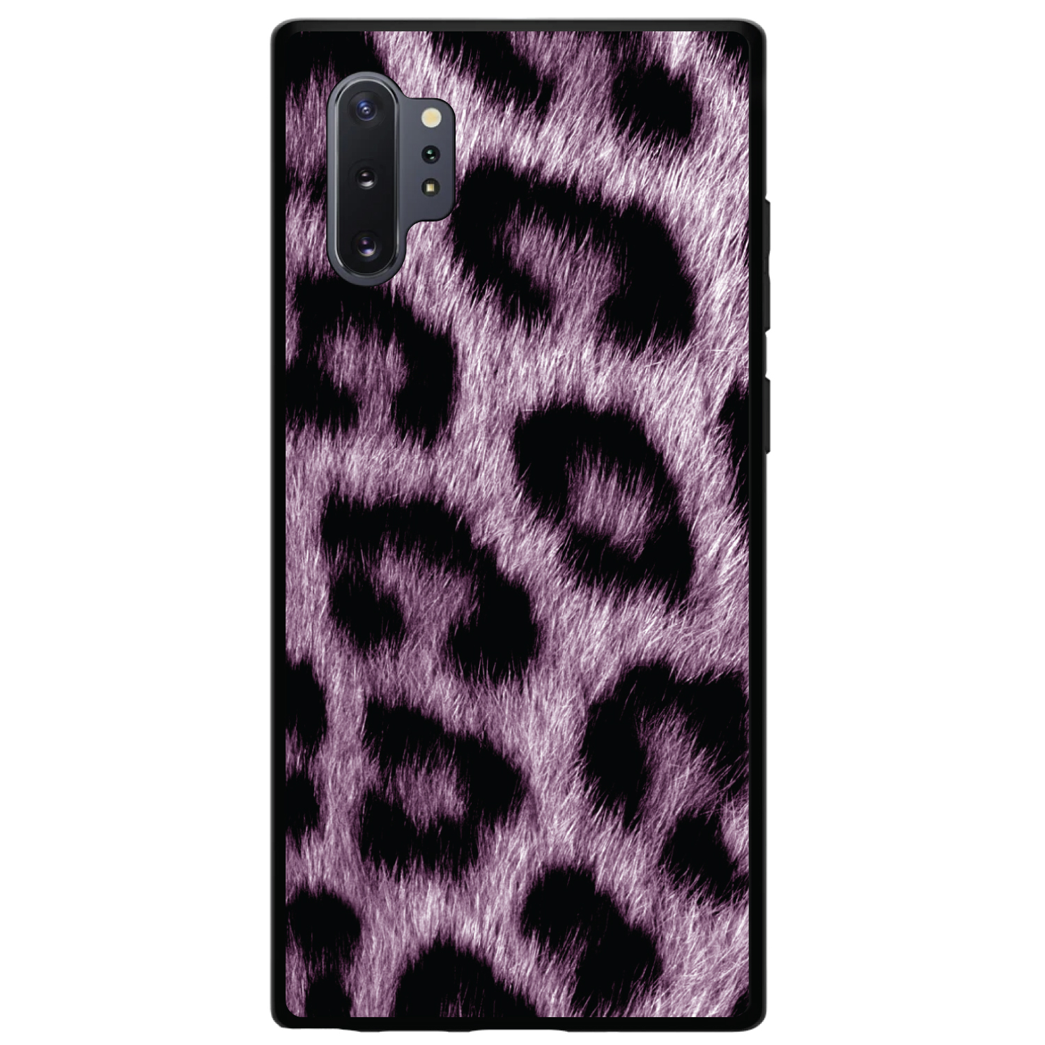 Funda rígida para piel de leopardo púrpura negro negro púrpura - Imagen 5 de 7