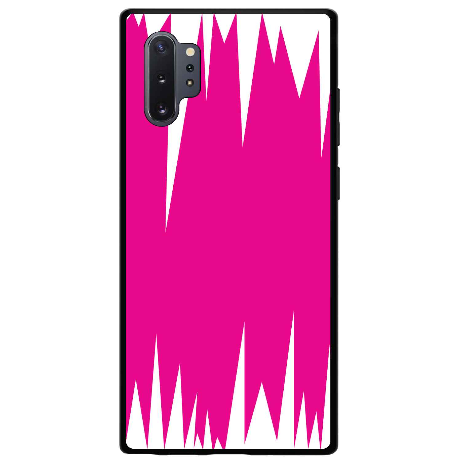 Hard Case Cover for Samsung Galaxy Note Neon Pink White Spikes - Picture 5 of 7