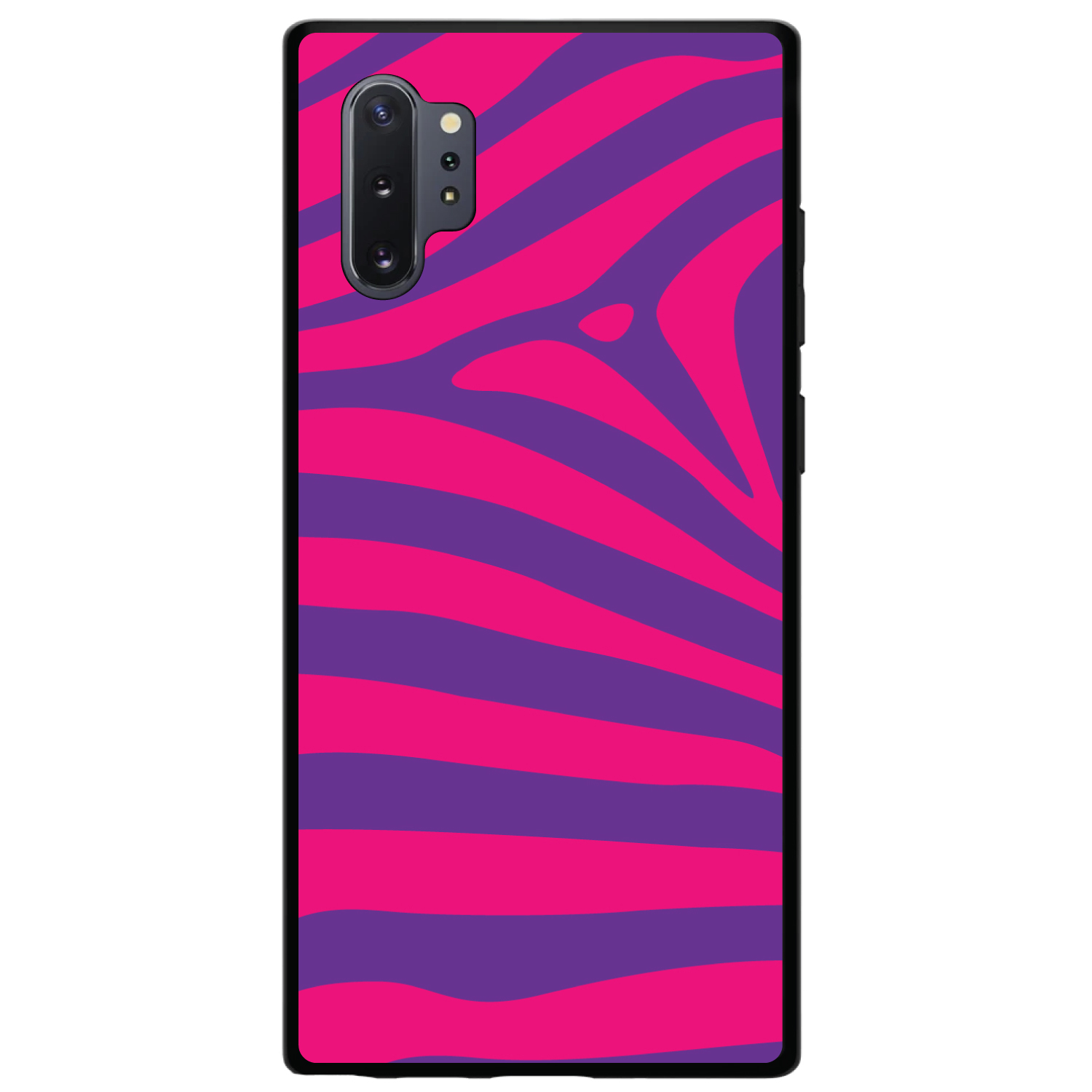 Hard Case Cover for Samsung Galaxy Note Purple Hot Pink Zebra Skin Stripe - Picture 5 of 7