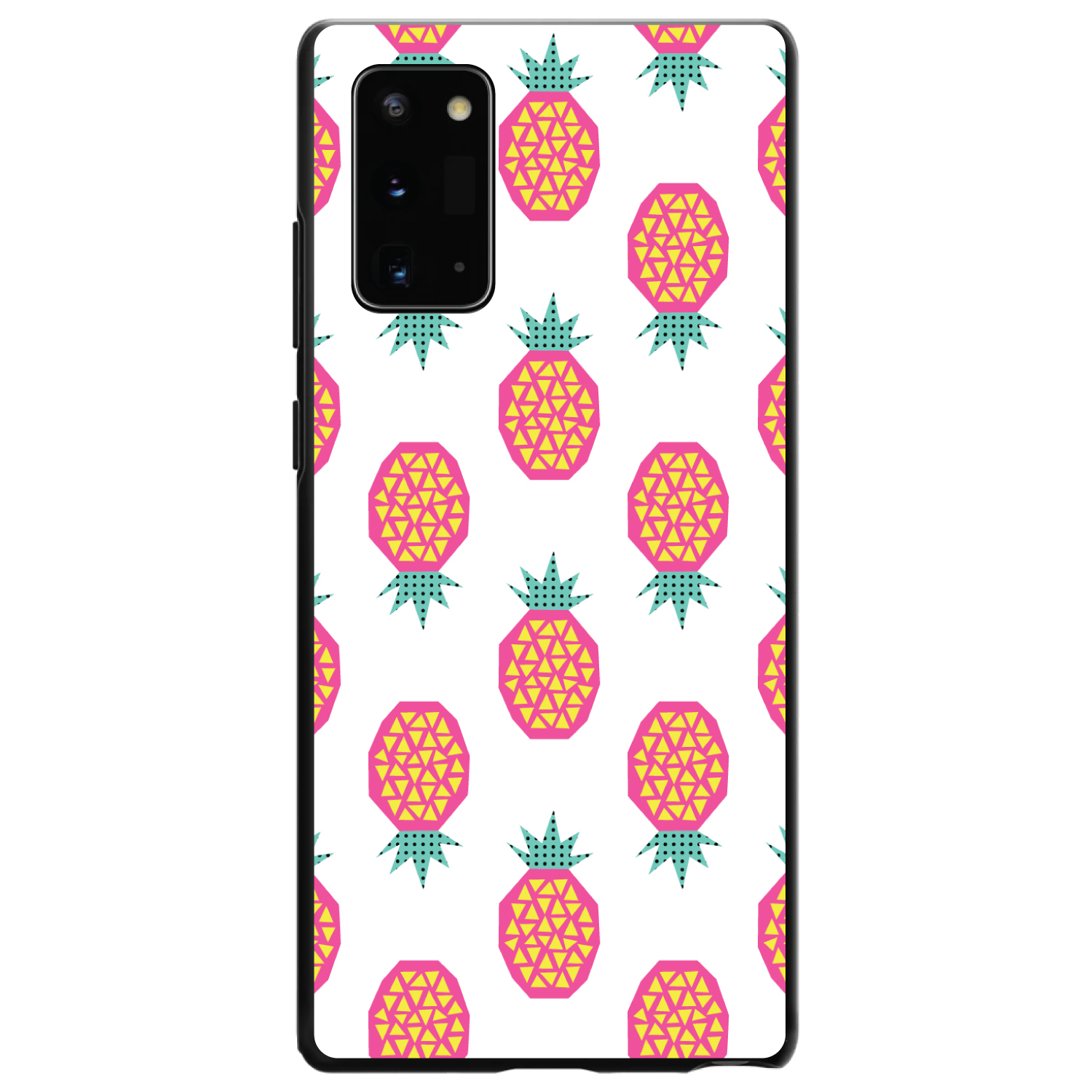 Hard Case Cover for Samsung Galaxy Note - Pineapple Pattern - Pink - Imagen 2 de 7