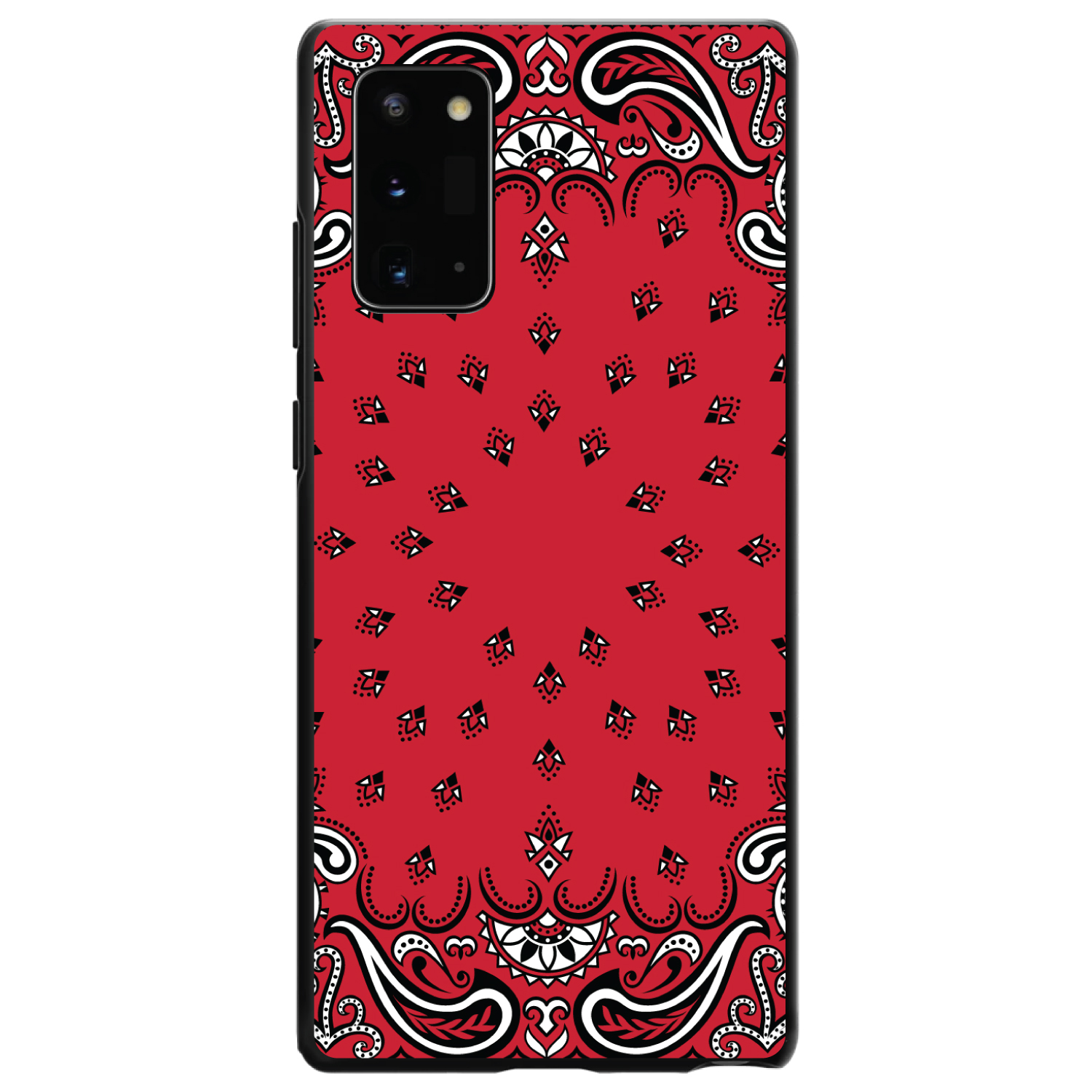 Hard Case Cover for Samsung Galaxy Note Bandana Print - Red, Black, White - Bild 2 von 7