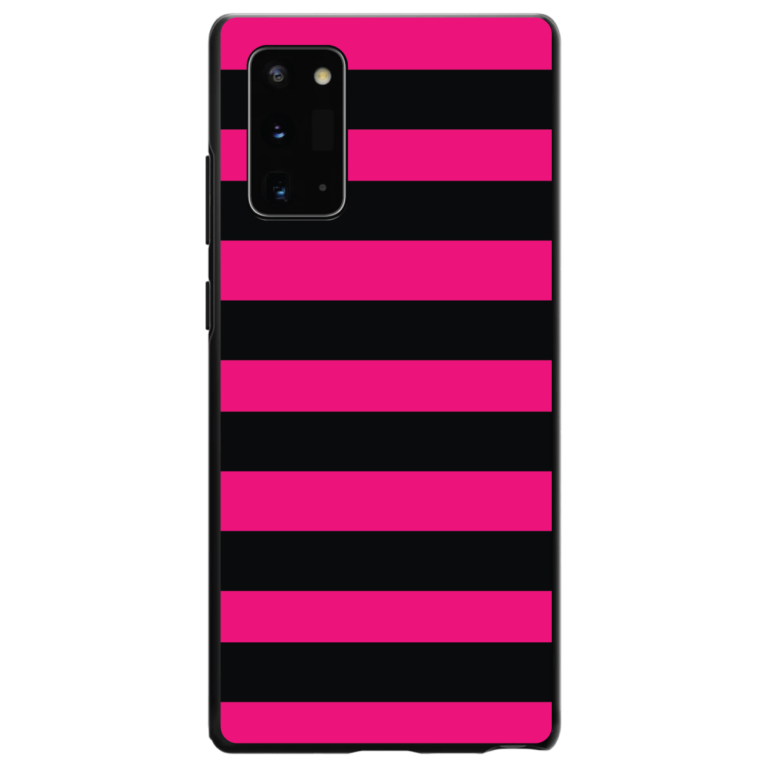 Hard Case Cover for Samsung Galaxy Note Black & Pink Bold Stripes - Picture 2 of 7