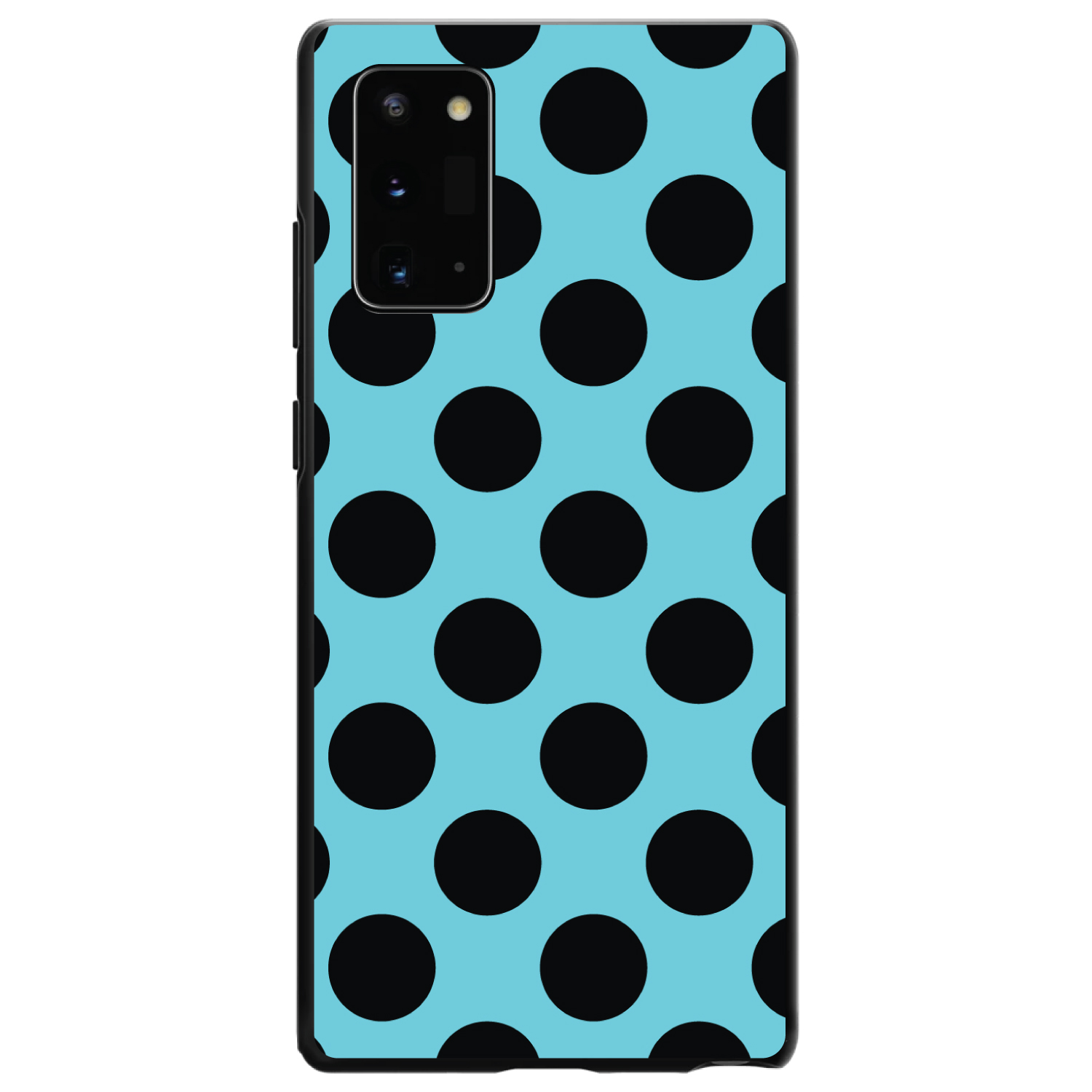 Funda rígida para lunares negros y azules para Samsung Galaxy Note - Imagen 2 de 7