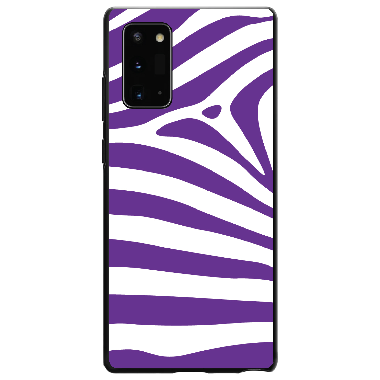 Funda rígida para Samsung Galaxy Note púrpura y blanco piel cebra rayas - Imagen 2 de 7