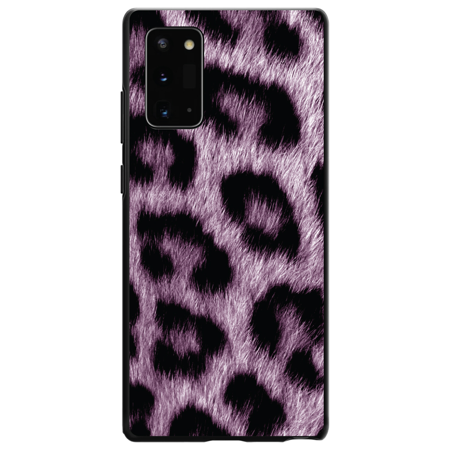 Funda rígida para piel de leopardo púrpura negro negro púrpura - Imagen 2 de 7