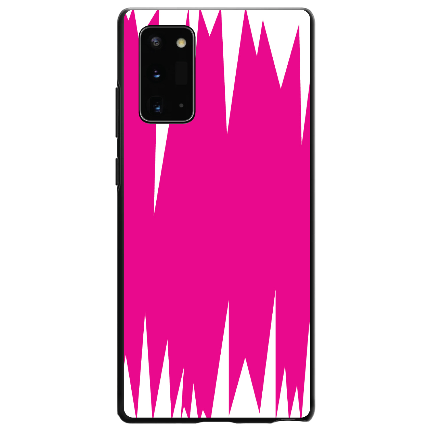 Hard Case Cover for Samsung Galaxy Note Neon Pink White Spikes - Picture 2 of 7