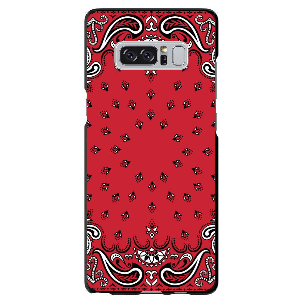 Hard Case Cover for Samsung Galaxy Note Bandana Print - Red, Black, White - Bild 7 von 7