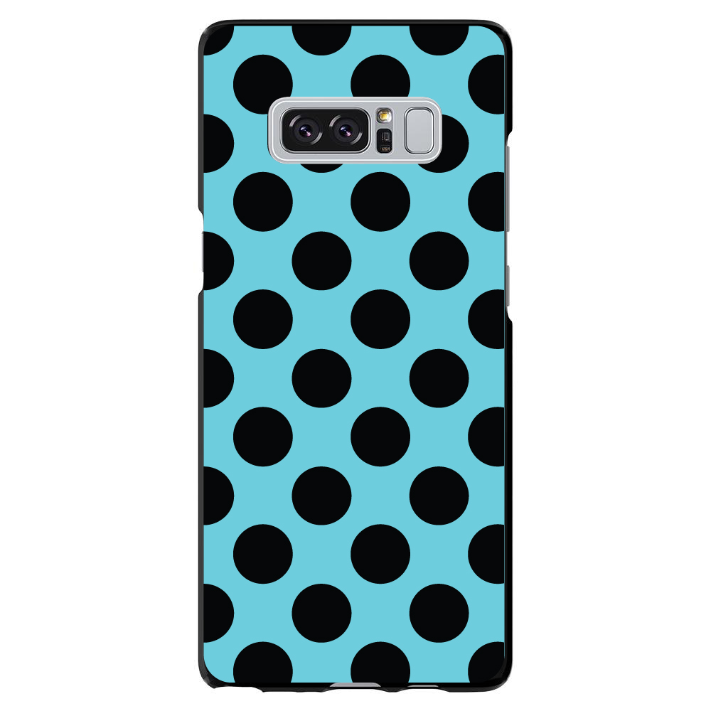 Funda rígida para lunares negros y azules para Samsung Galaxy Note - Imagen 7 de 7