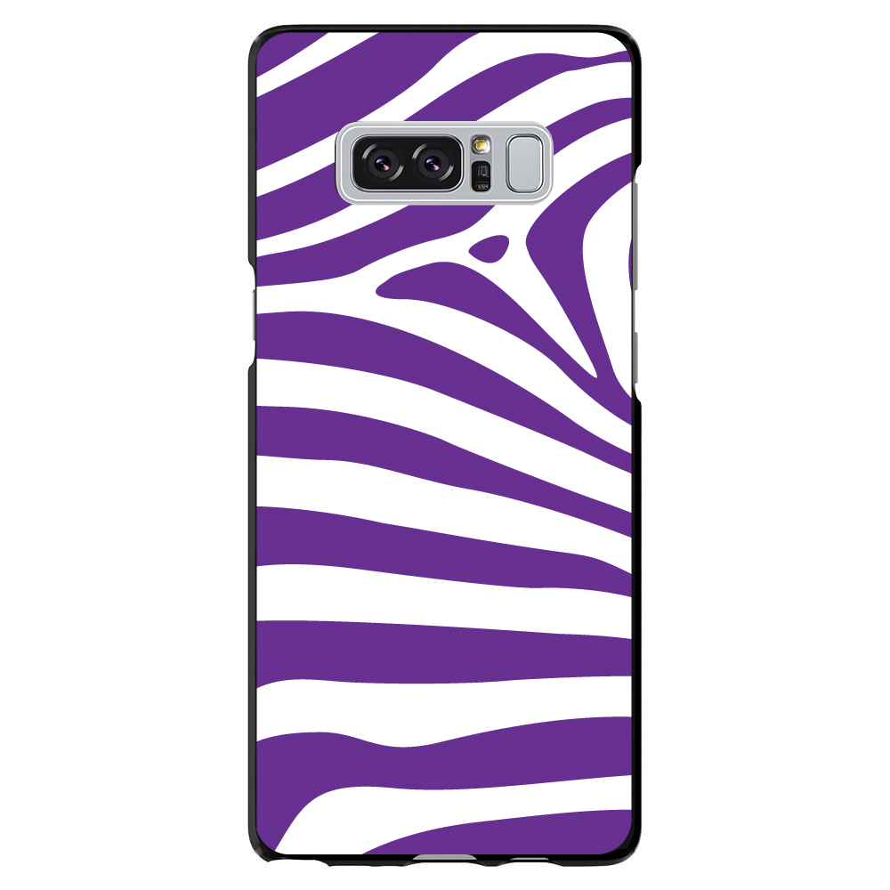 Funda rígida para Samsung Galaxy Note púrpura y blanco piel cebra rayas - Imagen 7 de 7