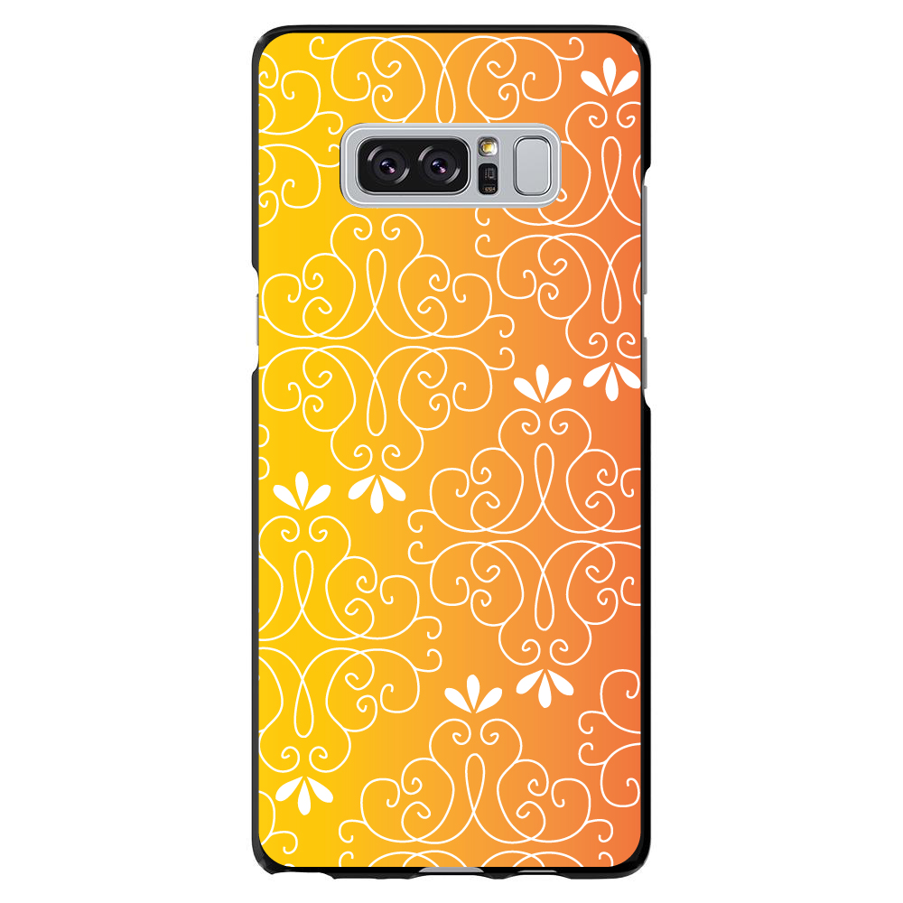 Hard Case Cover for Samsung Galaxy Note Yellow Orange Red