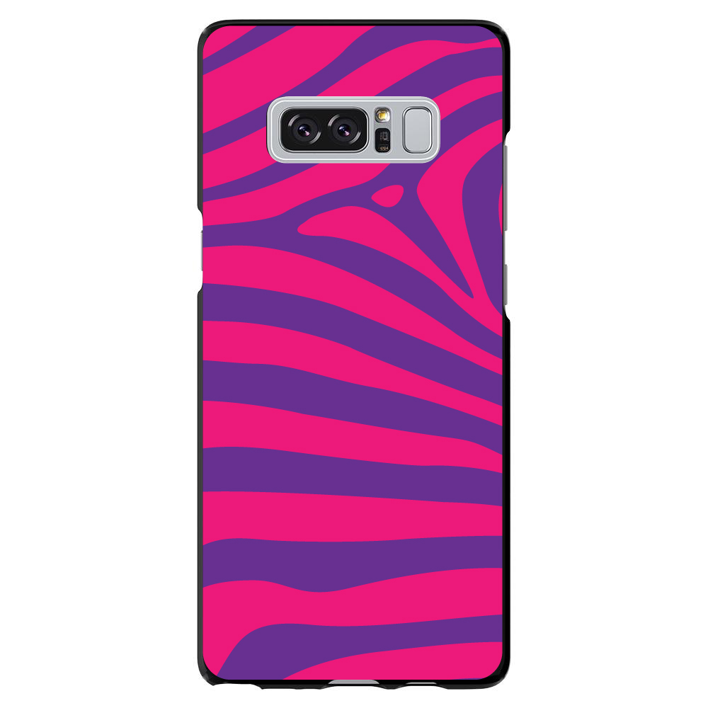 Hard Case Cover for Samsung Galaxy Note Purple Hot Pink Zebra Skin Stripe - Picture 7 of 7