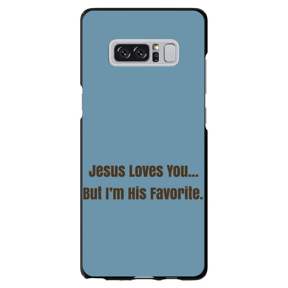 Hard Case Cover for Samsung Galaxy Note Jesus Loves You But I'm Favorite - Picture 7 of 7
