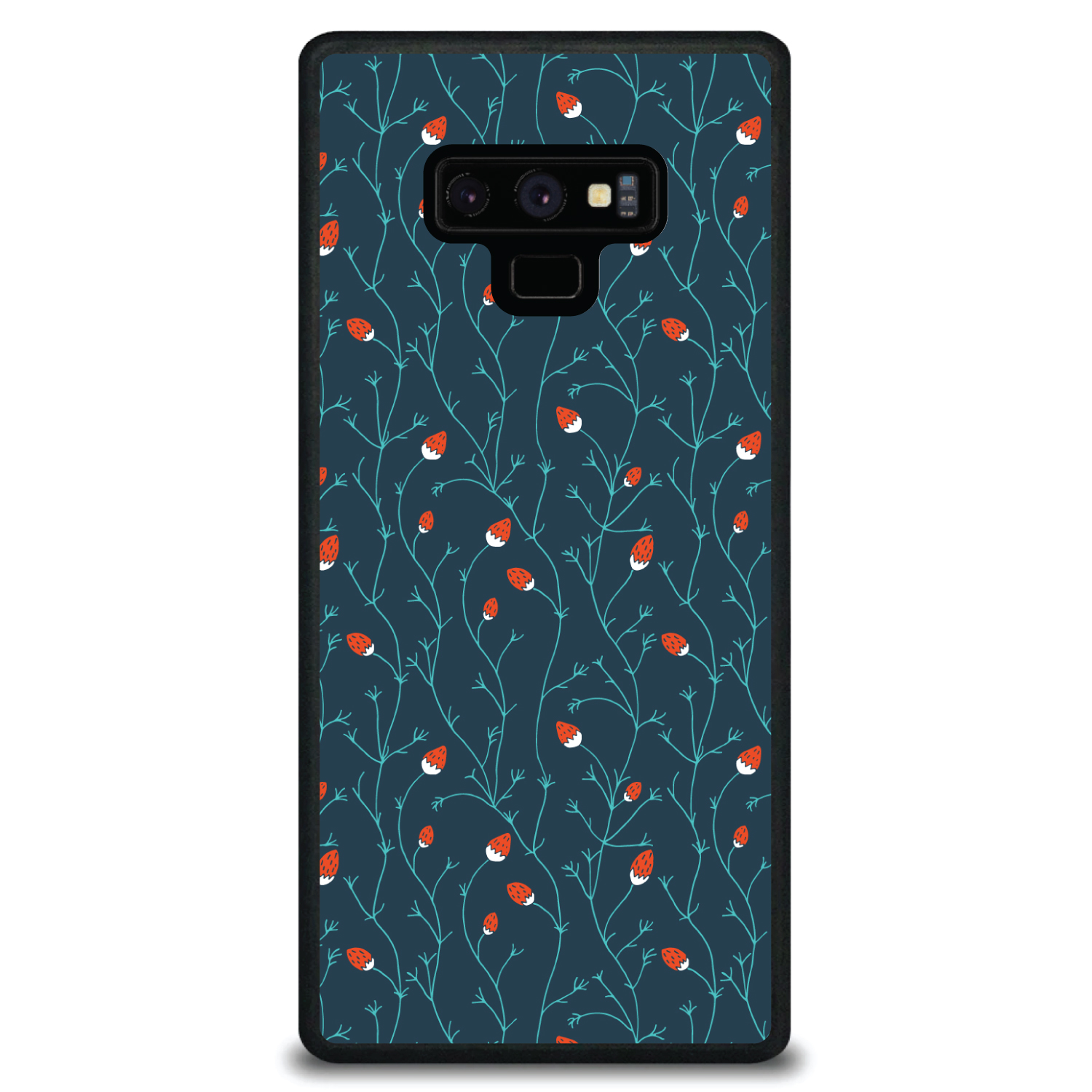 Hard Case Cover for Samsung Galaxy Note - Strawberry Vine - Teal Navy - Imagen 6 de 7
